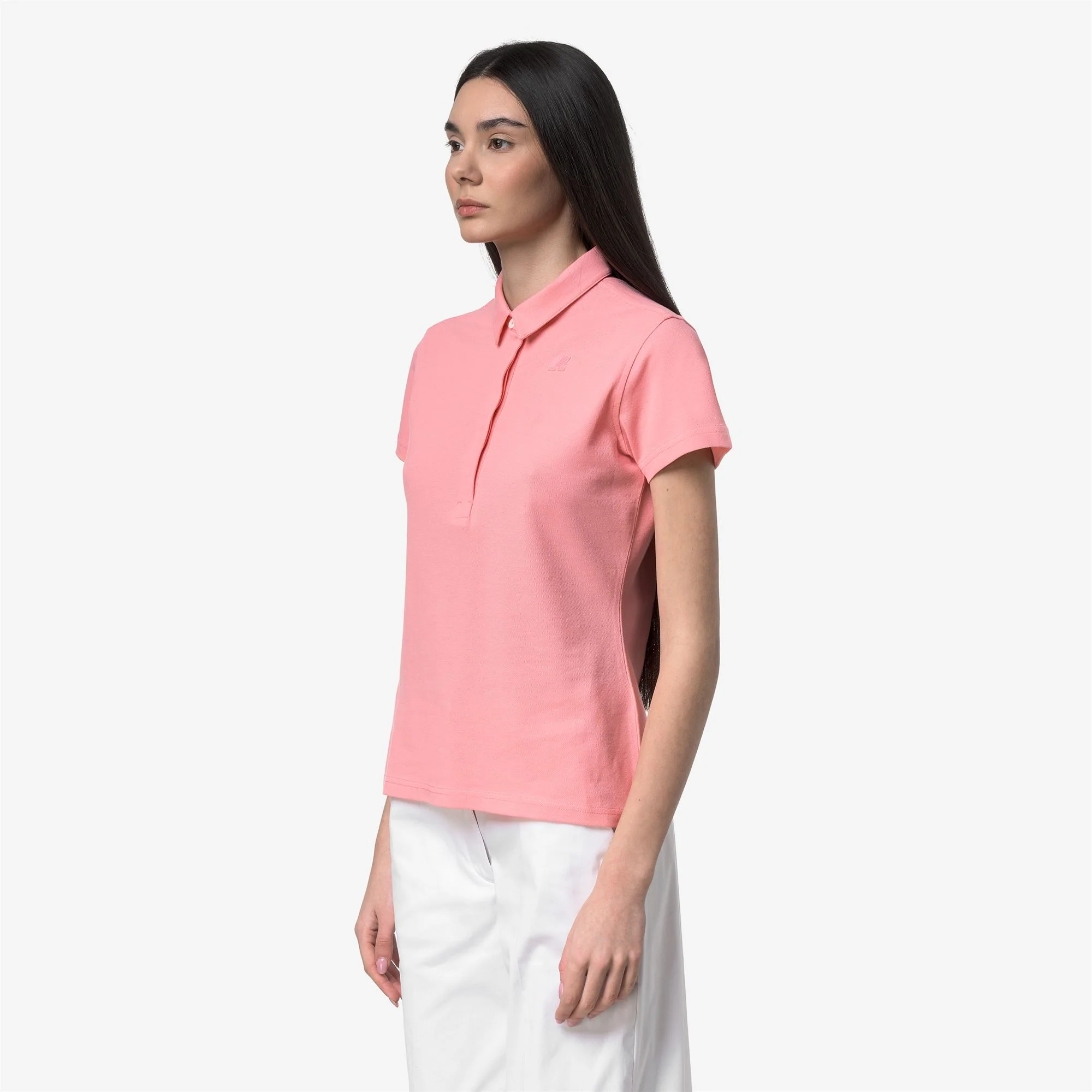 AMEDEA PIQUE SLIM - Polo Shirts - Polo - Woman - PINK GERANIUM - Image 4