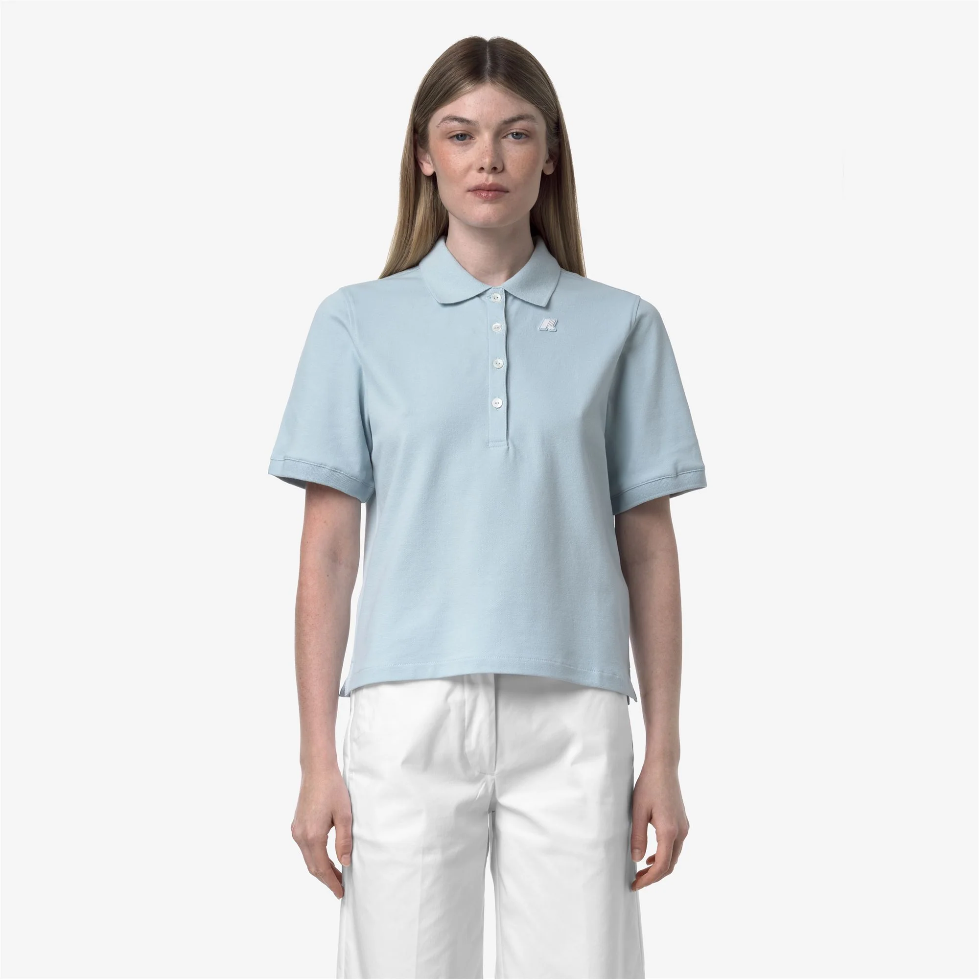 LISELLE PIQUE - Polo Shirts - Polo - Woman - BLUE BABY - Image 3