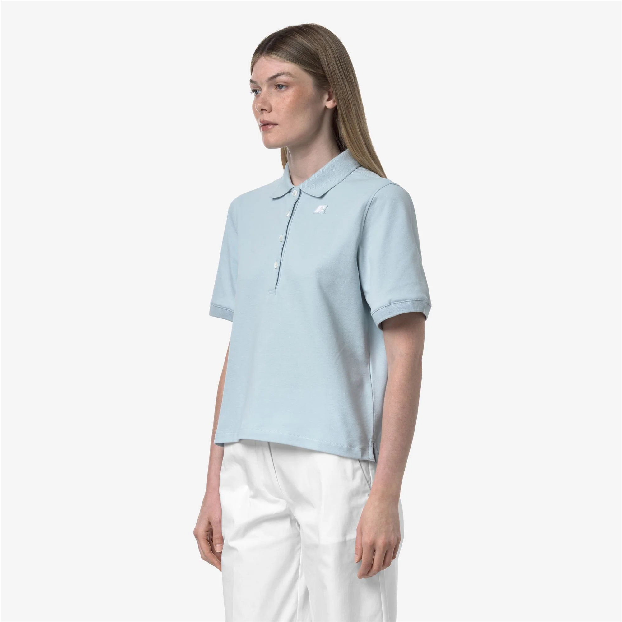 LISELLE PIQUE - Polo Shirts - Polo - Woman - BLUE BABY - Image 4