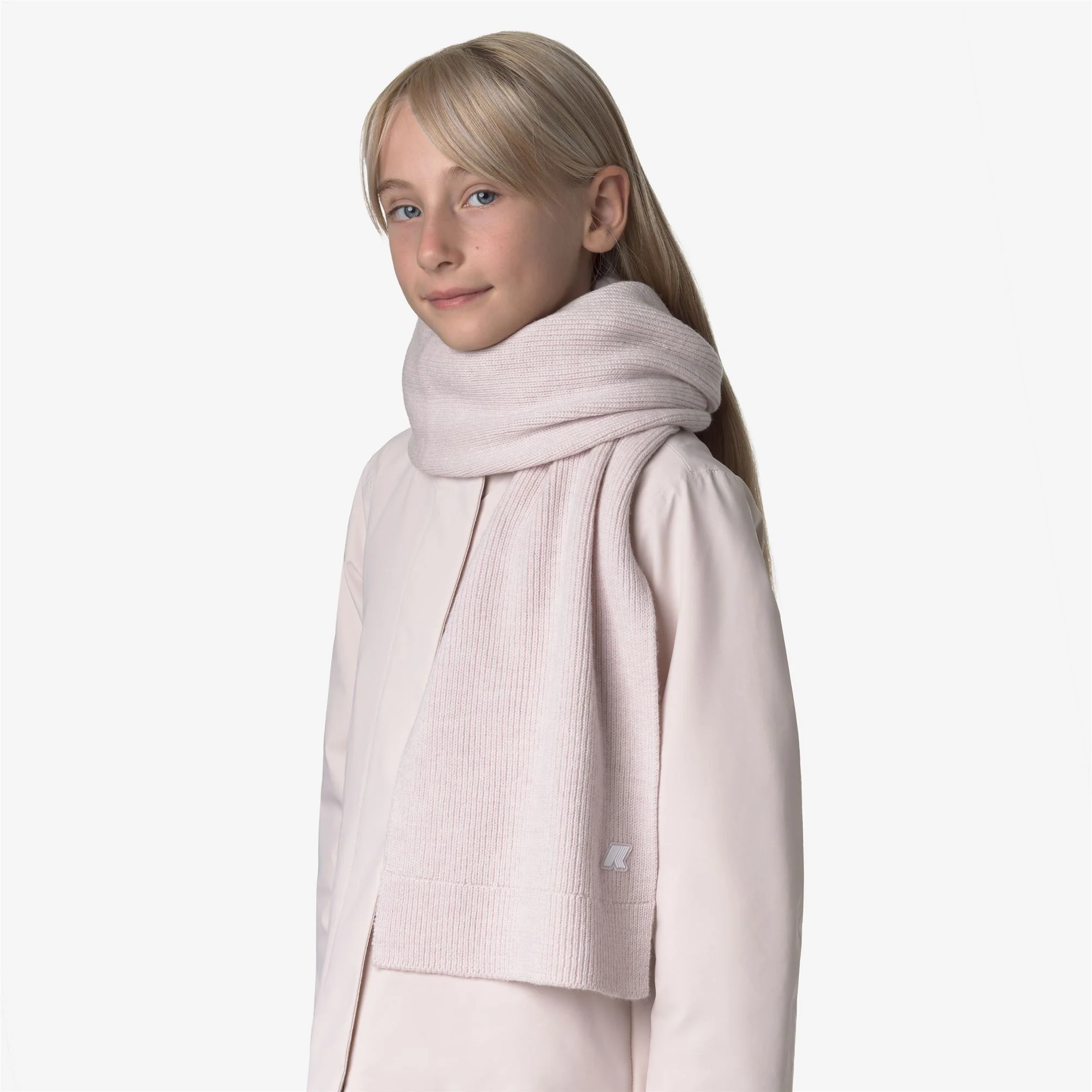 P. ETIENNE CARDIGAN STITCH - Scarves - SCARF - Kid unisex - ROSE HUSHED MELANGE - Image 2
