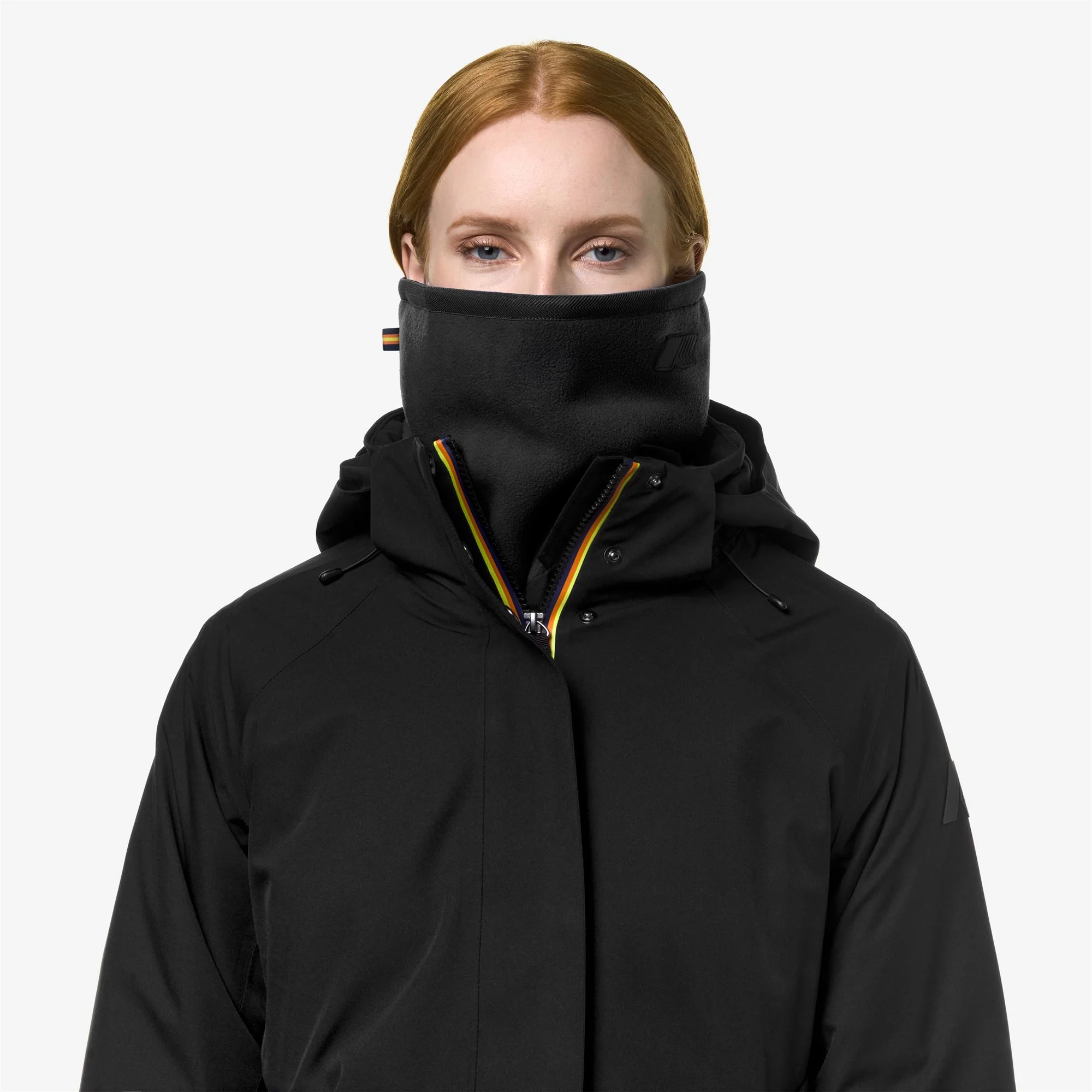 ARAVIS SHERPA POLAR - Scarves - WARMNECK - Unisex - BLACK PURE - Image 2