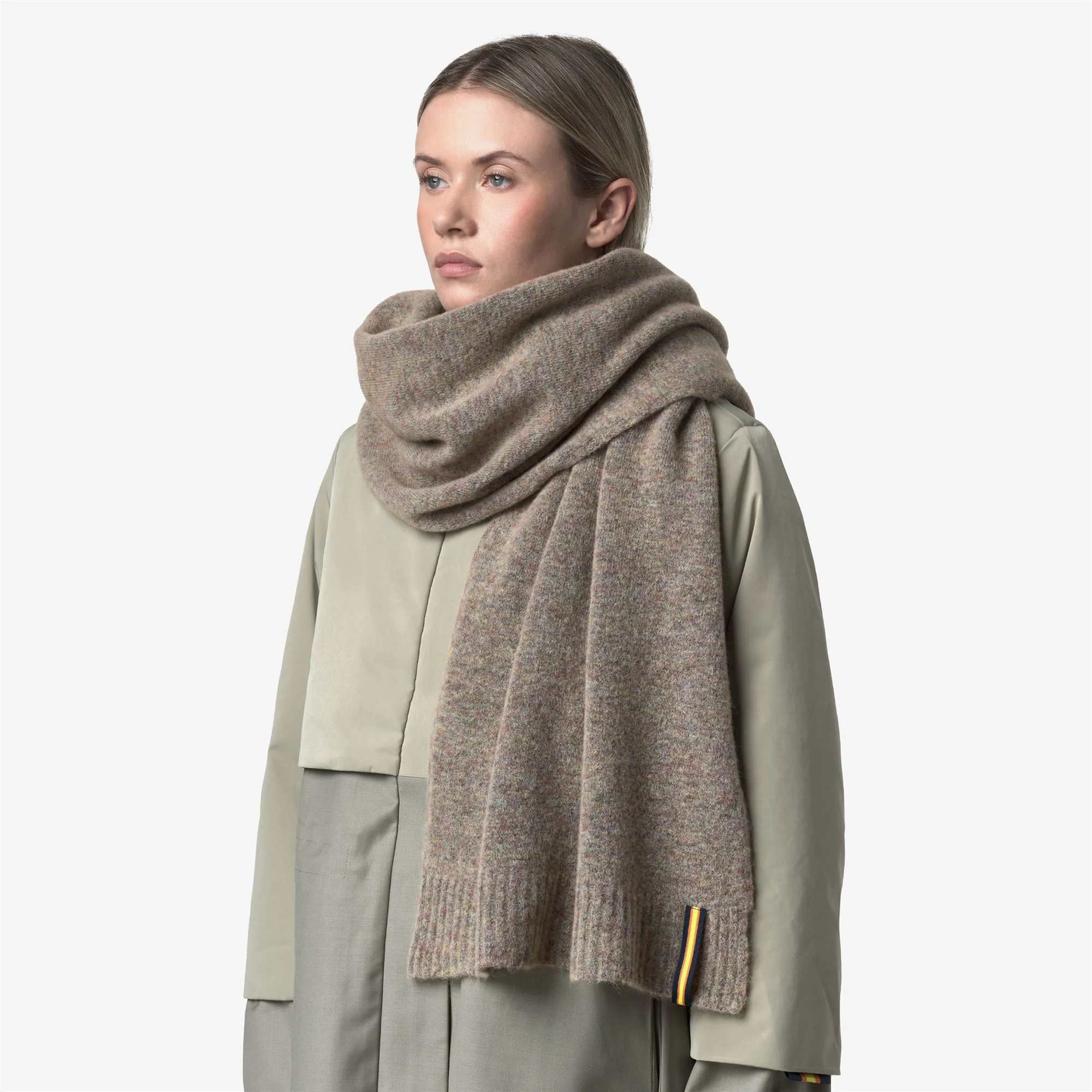 ERYT WOOL STRETCH - Scarves - SCARF - Woman - PINK DUST MIX - Image 2