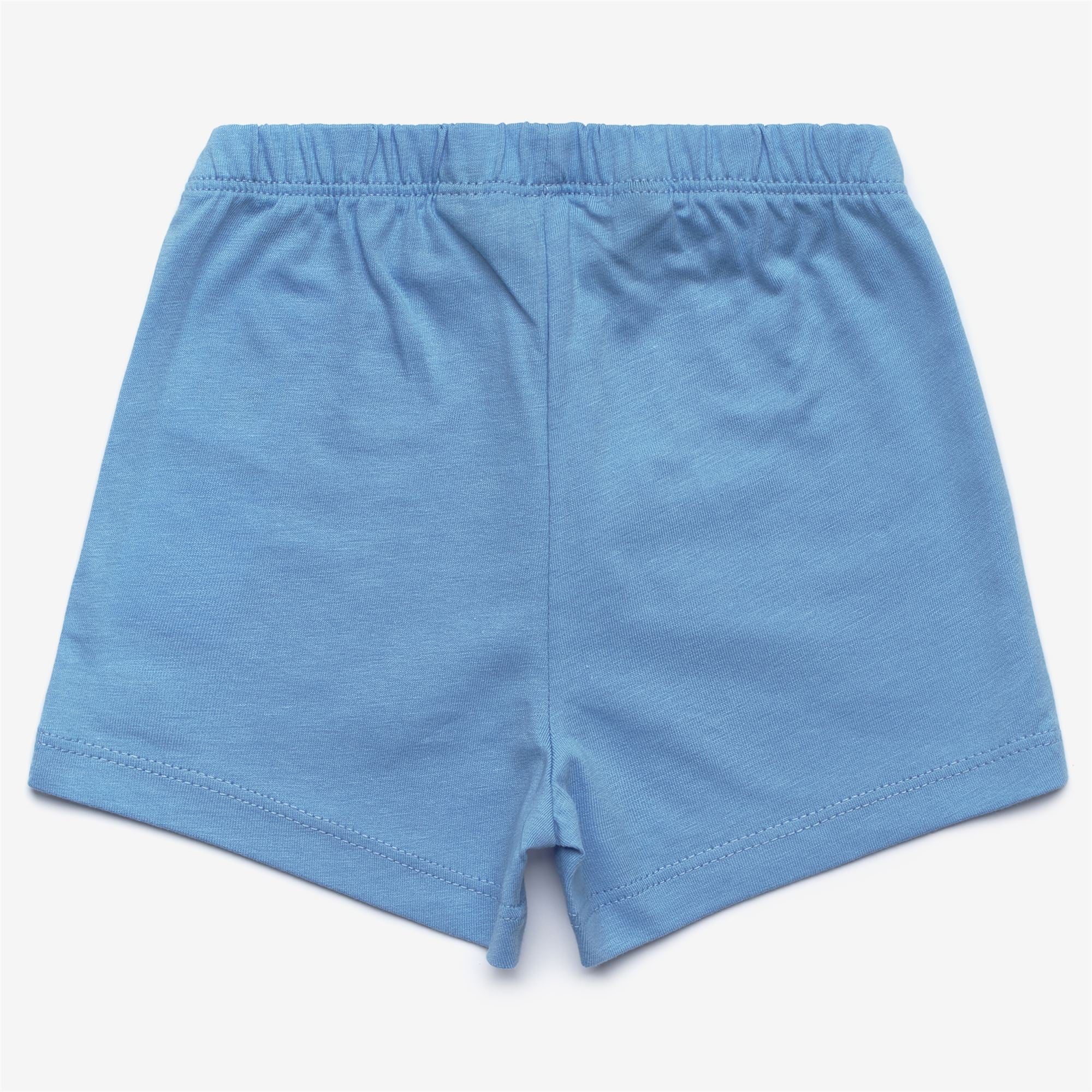 E. PETE SET PLAGE  JERSEY - SETS - Shorts / T-Shirt - Kid unisex - WHITE-BLUE CIELO - Image 4