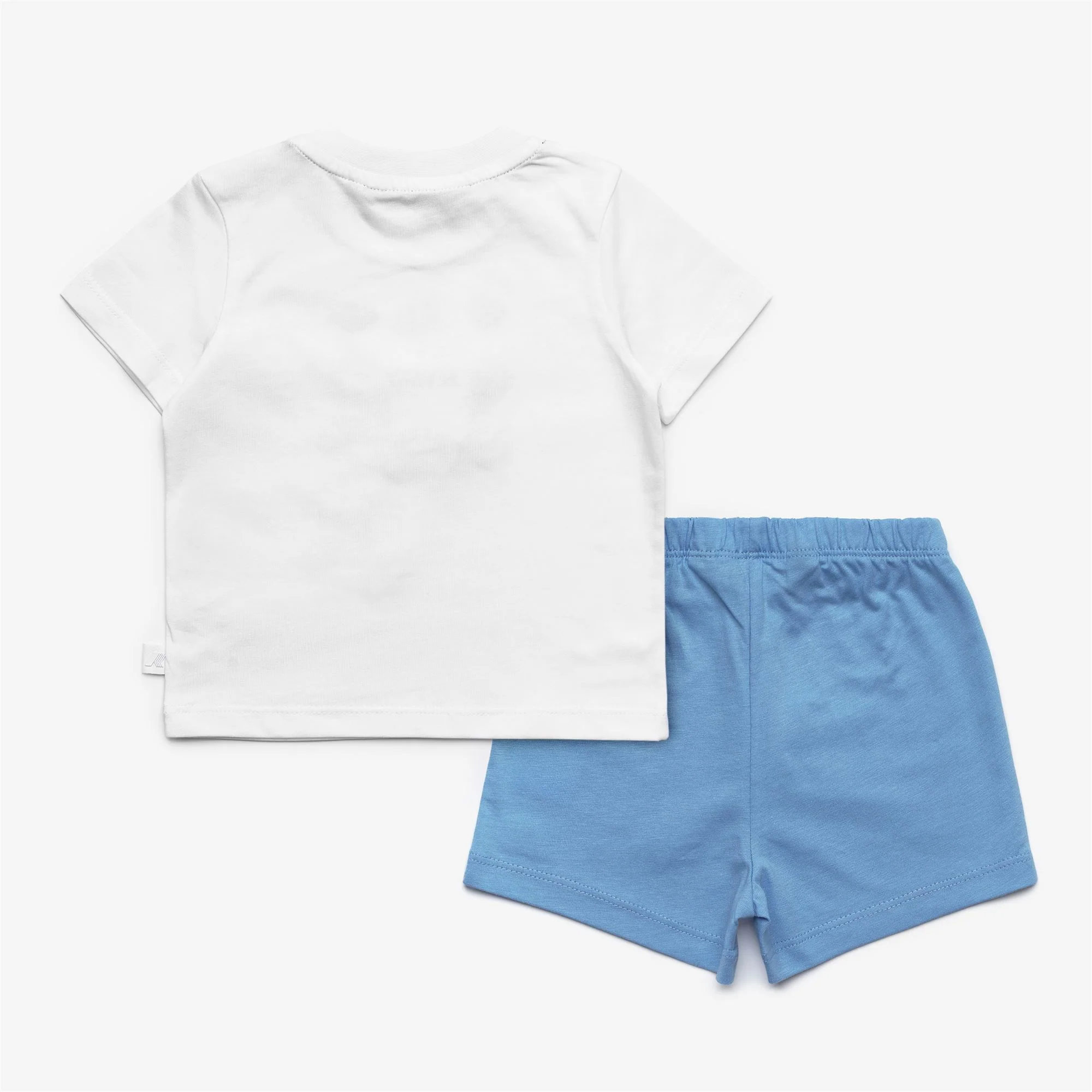 E. PETE SET PLAGE  JERSEY - SETS - Shorts / T-Shirt - Kid unisex - WHITE-BLUE CIELO - Image 6
