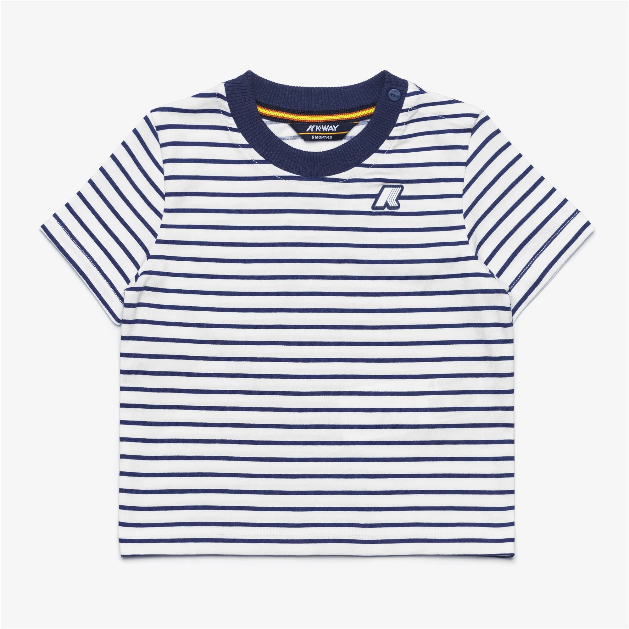 E. PETE SET STRIPES JERSEY - SETS - Shorts / T-Shirt - Kid unisex - WHITE-BLUE DEEP COBALT - Image 3
