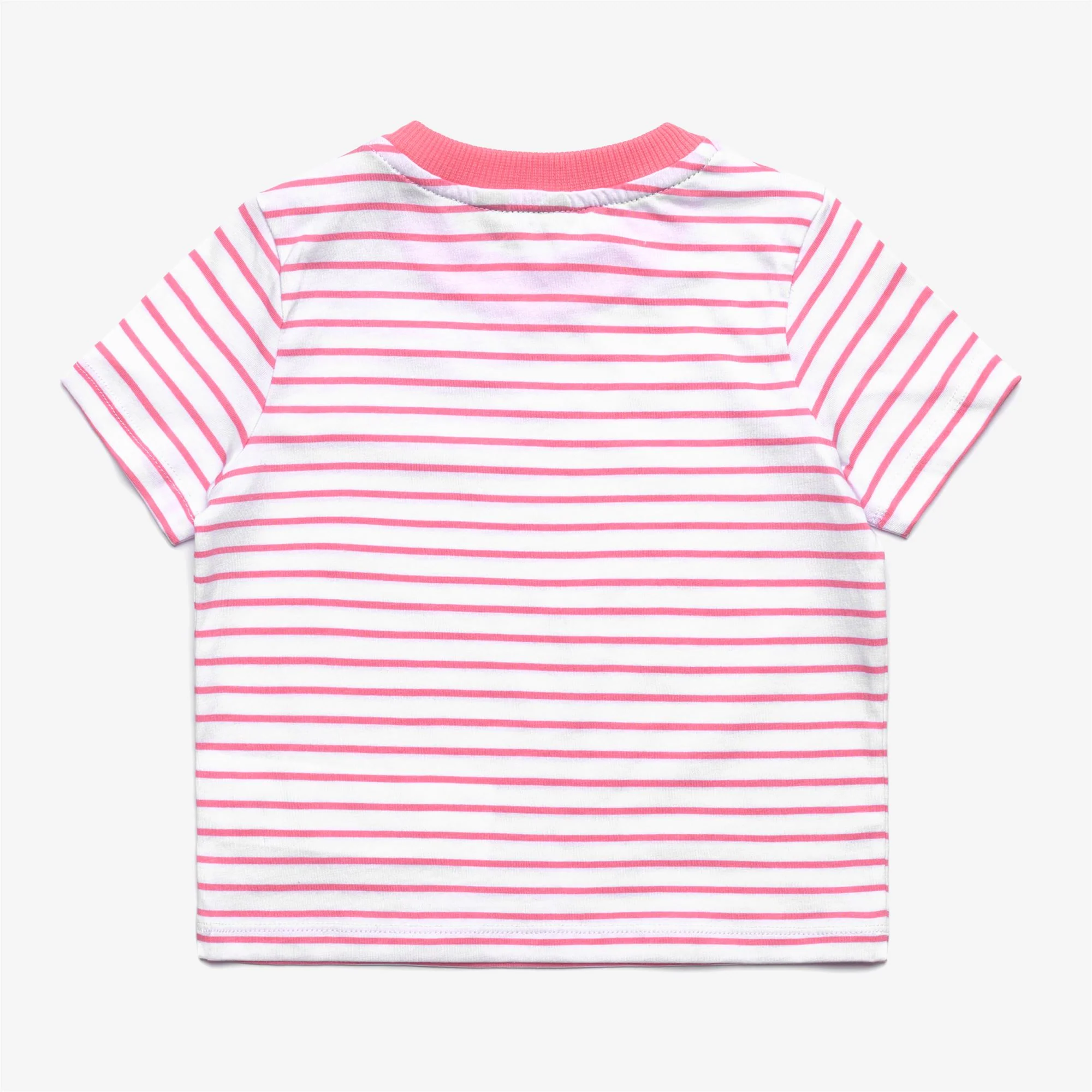E. PETE SET STRIPES JERSEY - SETS - Shorts / T-Shirt - Kid unisex - WHITE-PINK GERANIUM - Image 3
