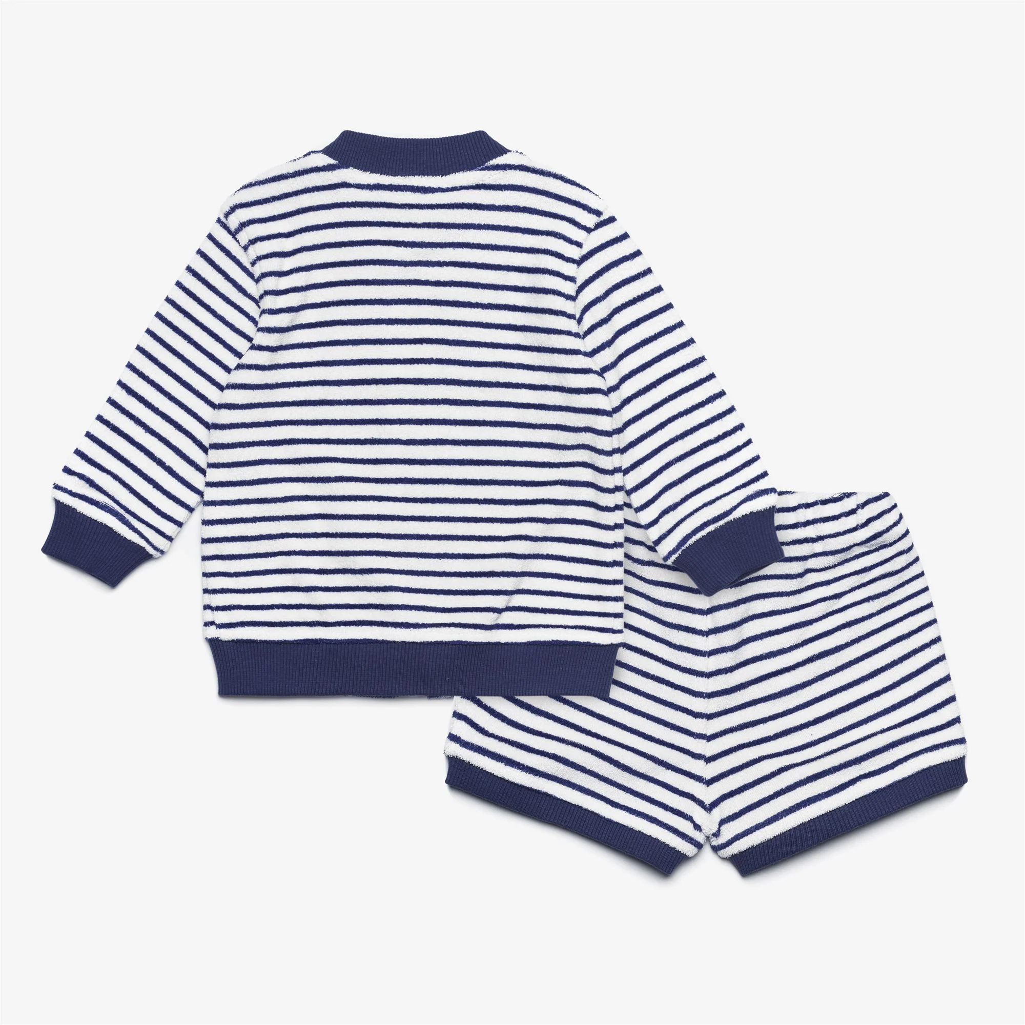 E. SET SPONGE - SETS - Pants  / Sweater - Kid unisex - WHITE-BLUE DEEP COBALT - Image 2