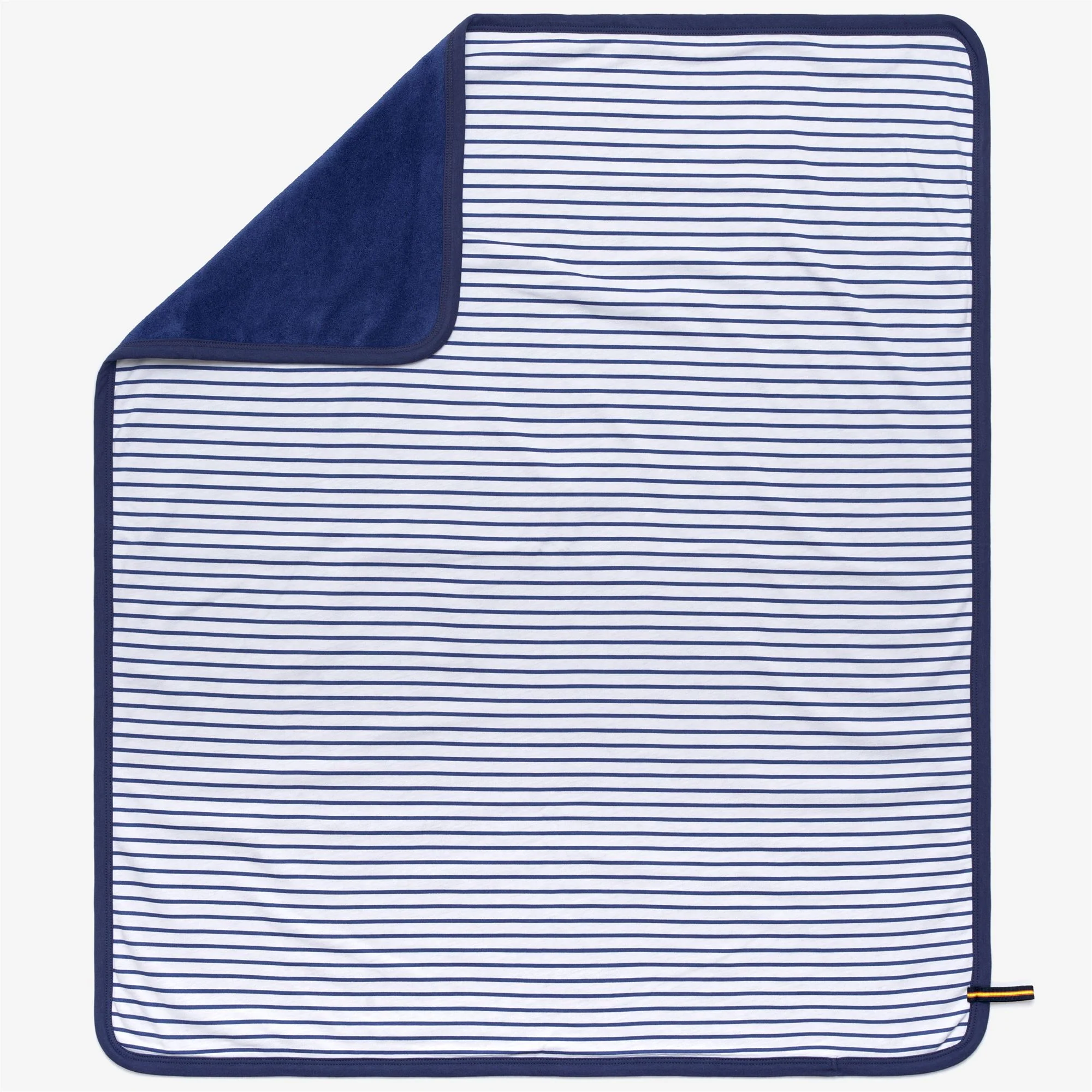 E. SET STRIPES REVERSIBLE - SETS - Blanket / Hat / Shoes - Kid unisex - WHITE-BLUE DEEP COBALT - Image 2