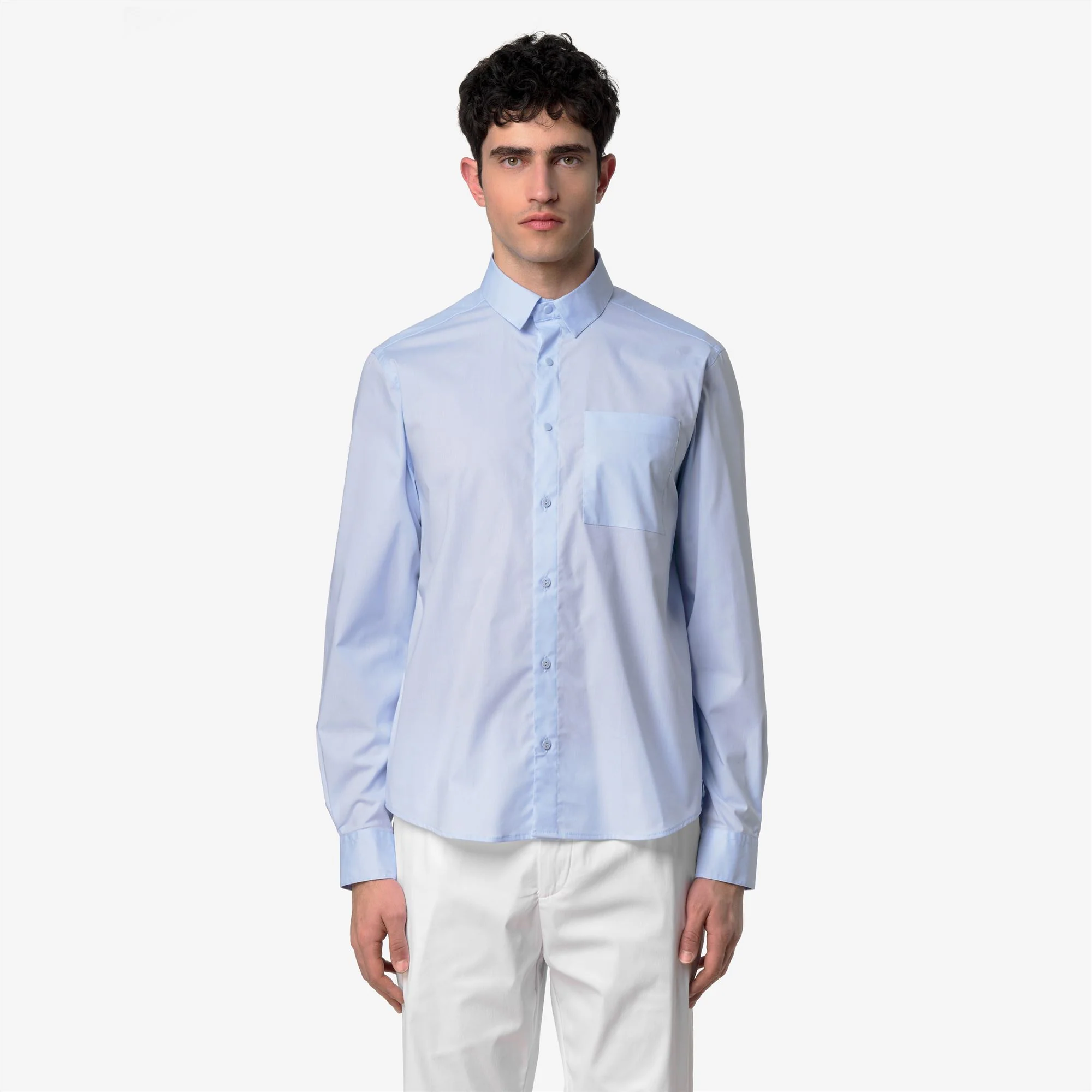 DAMIR ST POPLIN NO IRON - SHIRTS - CLASSIC - Man - BLUE BALLAD - Image 3