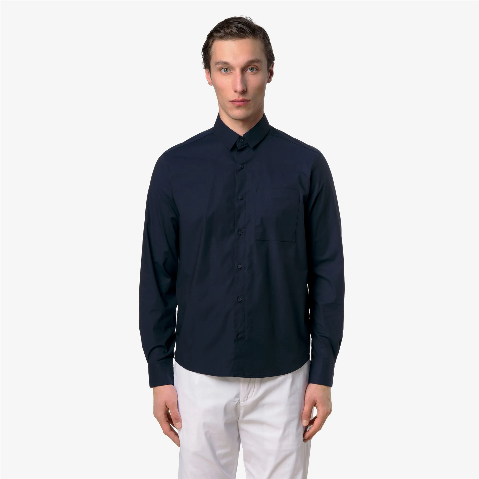 DAMIR ST POPLIN NO IRON - SHIRTS - CLASSIC - Man - BLUE DEPTH - Image 3