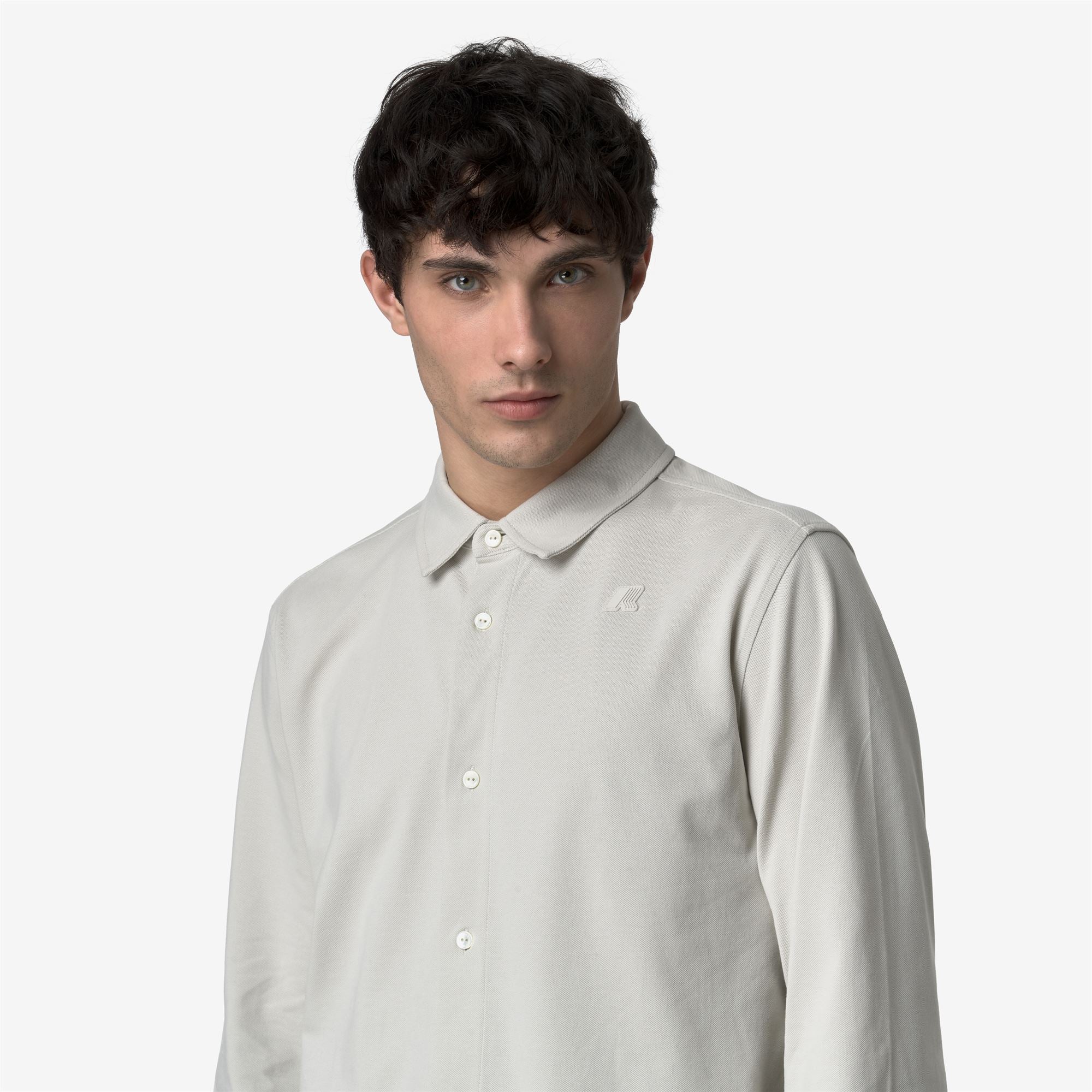 TIMOTHEE PIQUE SLIM - SHIRTS - CLASSIC - Man - BEIGE LT - Image 2