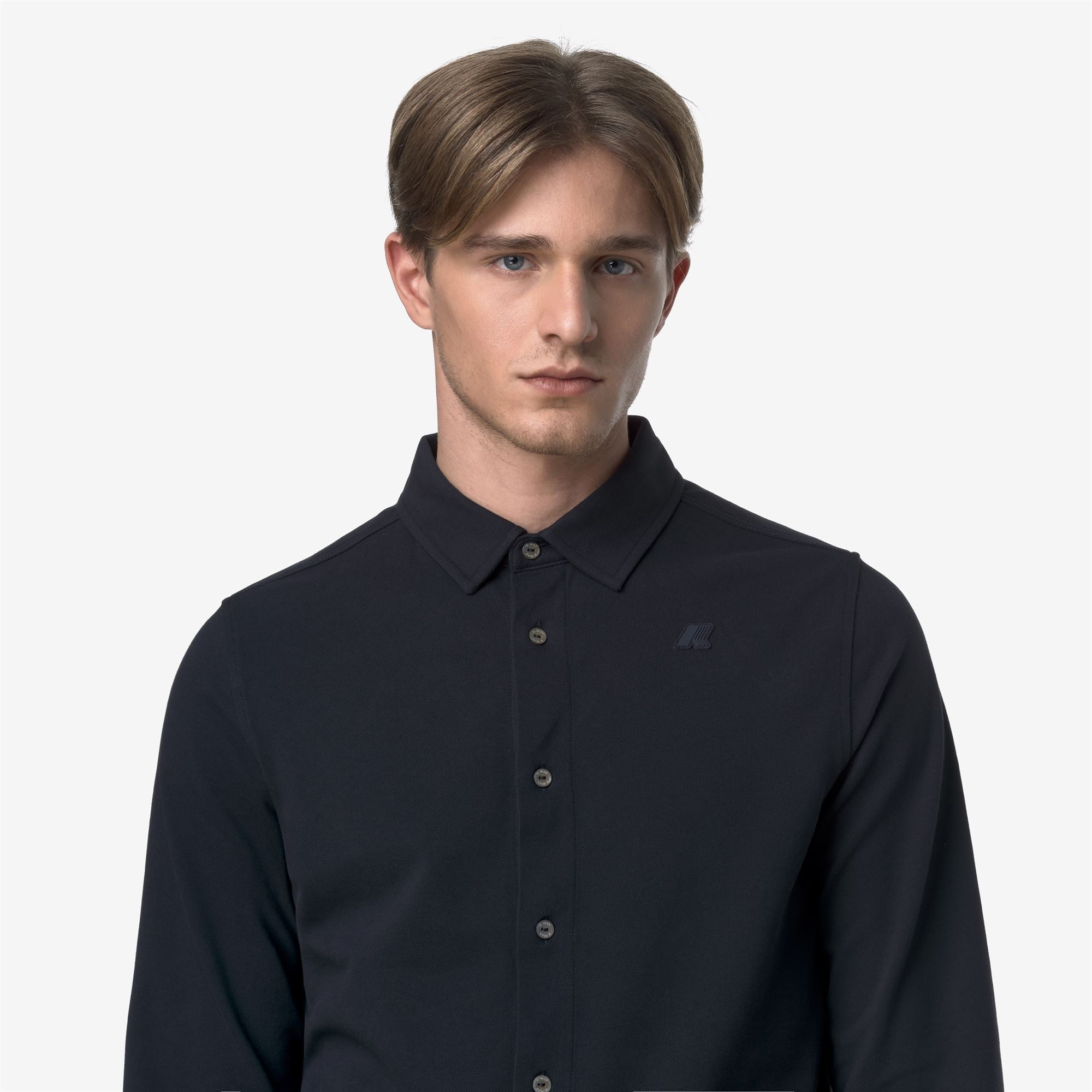 TIMOTHEE PIQUE SLIM - SHIRTS - CLASSIC - Man - BLUE DEPTH - Image 2