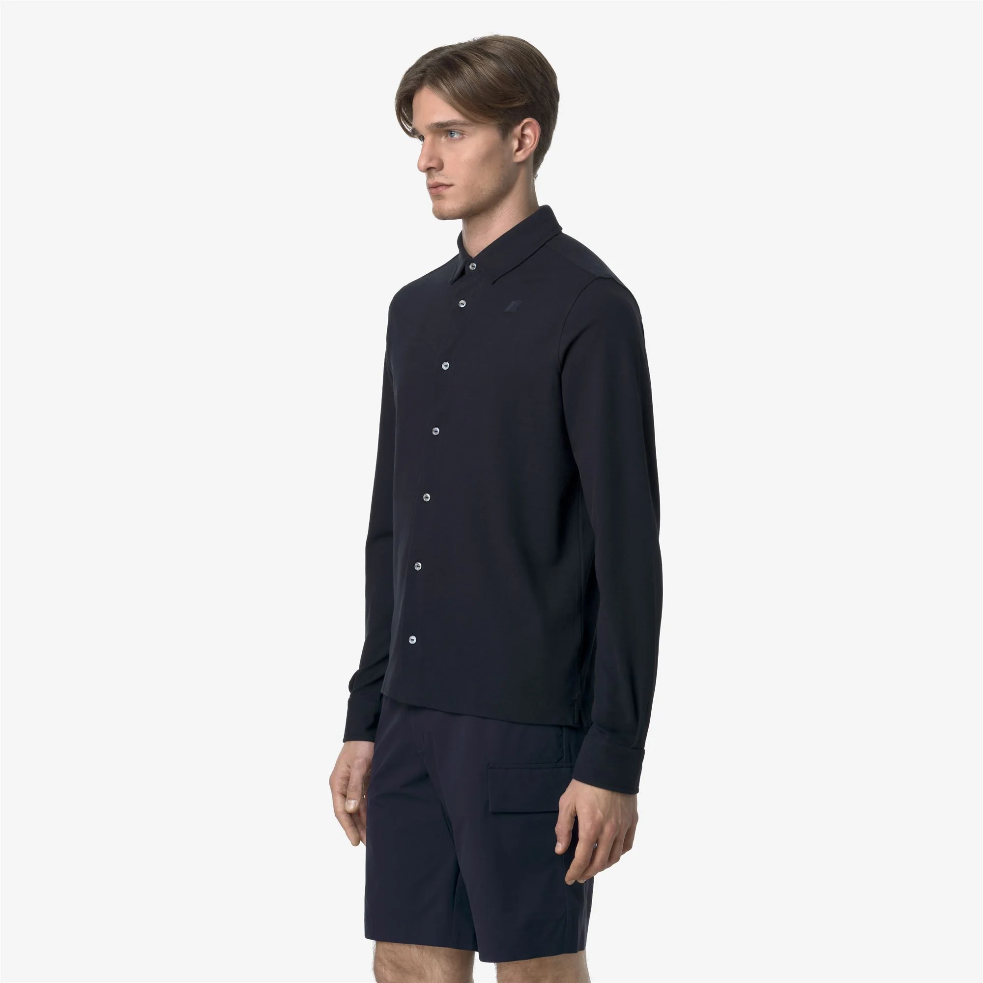 TIMOTHEE PIQUE SLIM - SHIRTS - CLASSIC - Man - BLUE DEPTH - Image 4