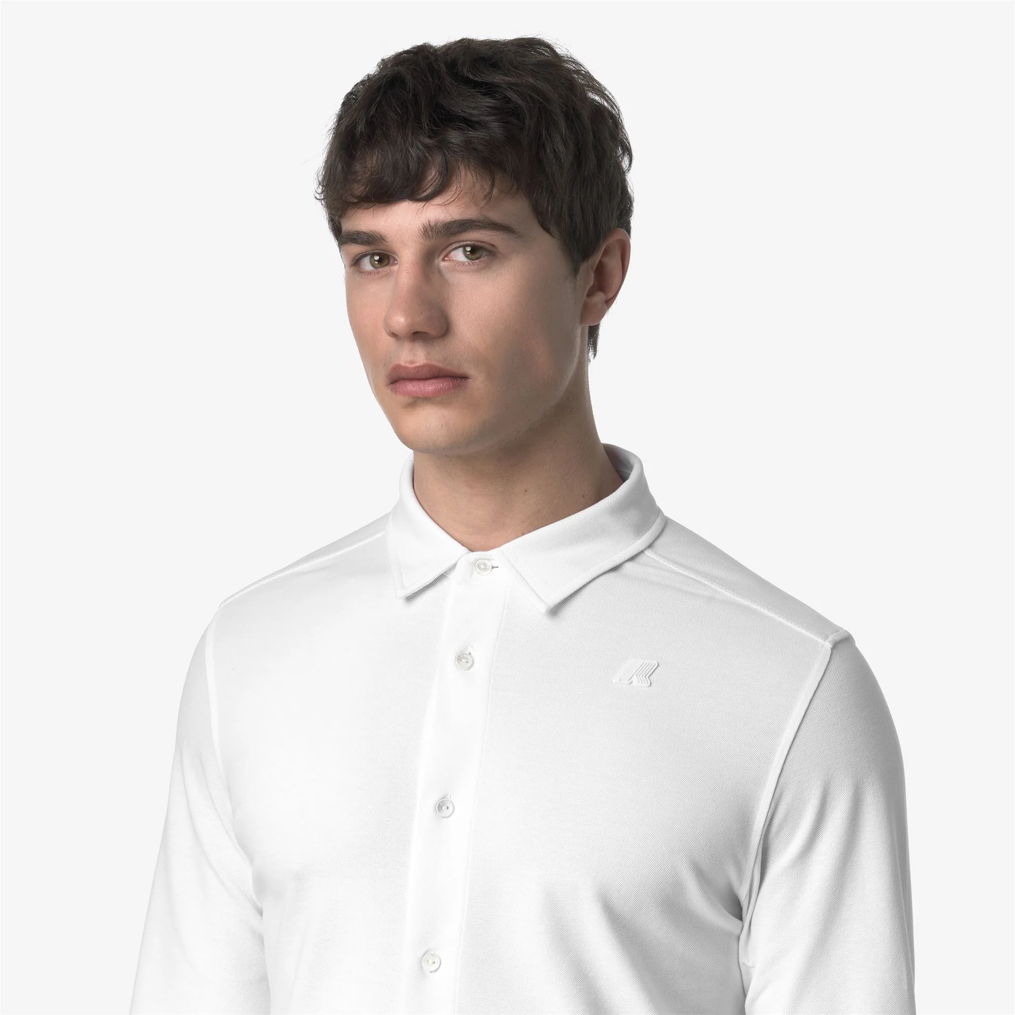 TIMOTHEE PIQUE SLIM - SHIRTS - CLASSIC - Man - WHITE - Image 2