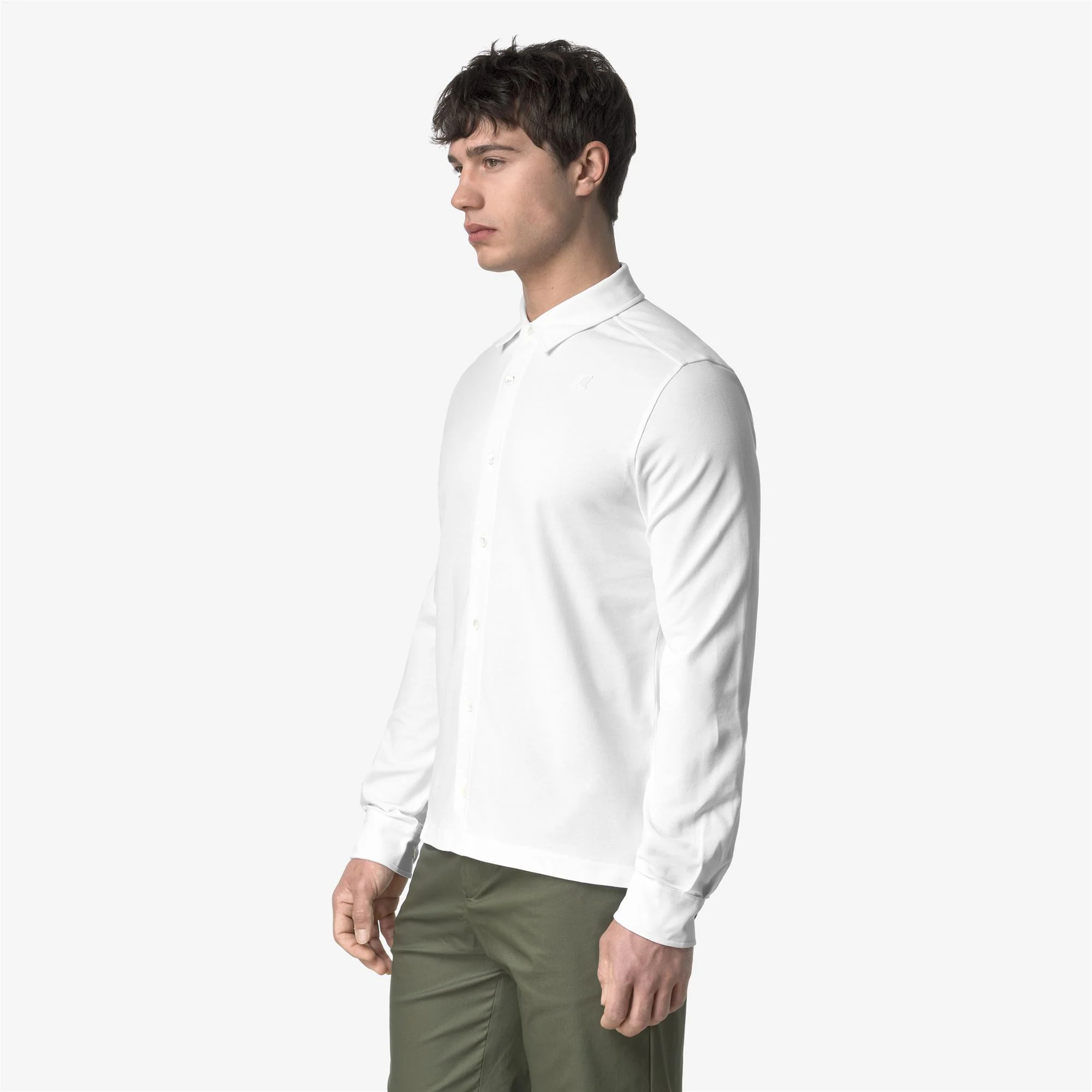 TIMOTHEE PIQUE SLIM - SHIRTS - CLASSIC - Man - WHITE - Image 4