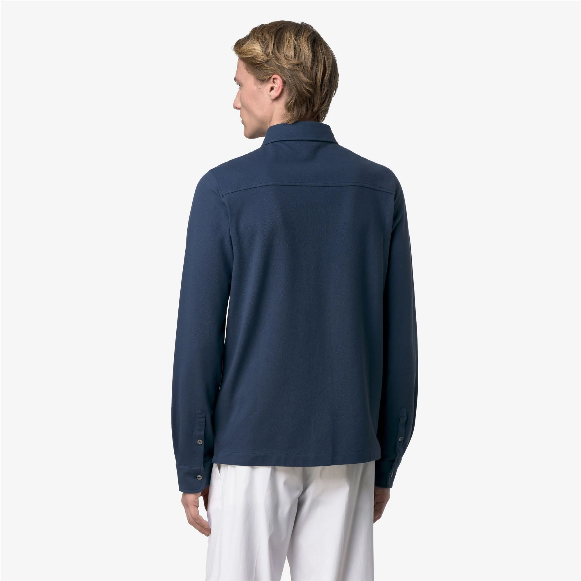 TIMOTHEE PIQUE SLIM - SHIRTS - CLASSIC - Man - BLUE INSIGNIA - Image 5