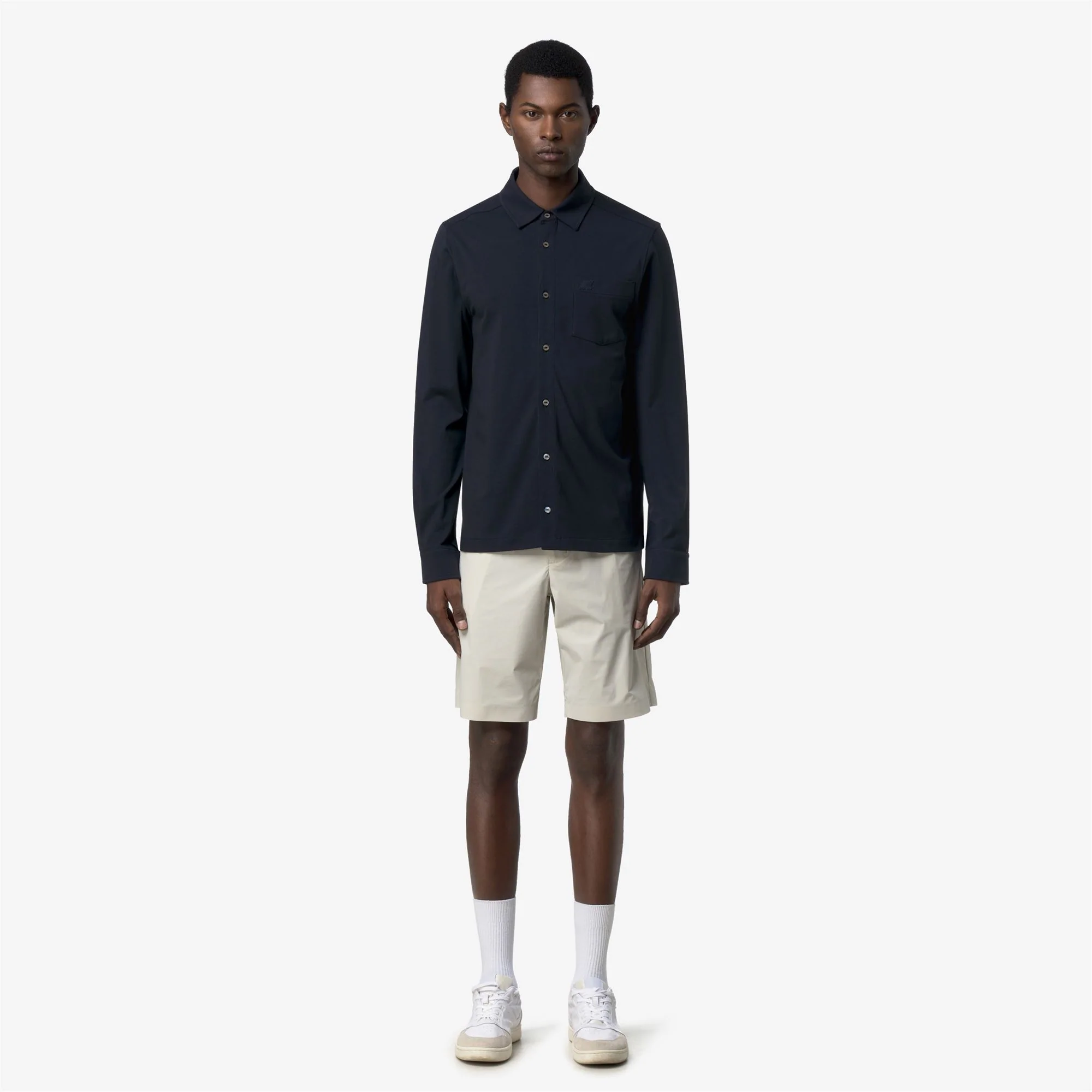 VANOUX LIGHT STRETCH JERSEY - SHIRTS - CLASSIC - Man - BLUE DEPTH - Image 3
