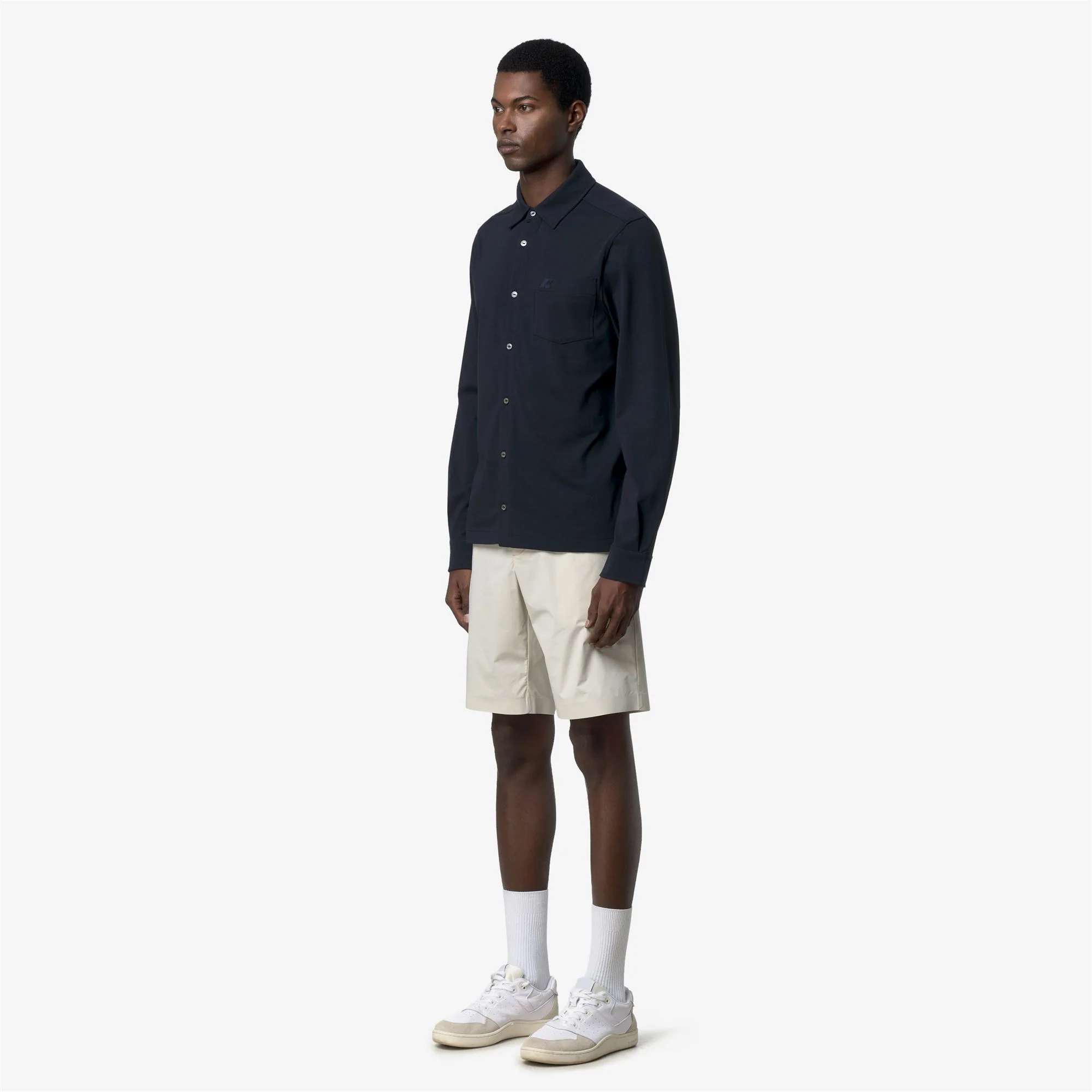 VANOUX LIGHT STRETCH JERSEY - SHIRTS - CLASSIC - Man - BLUE DEPTH - Image 4