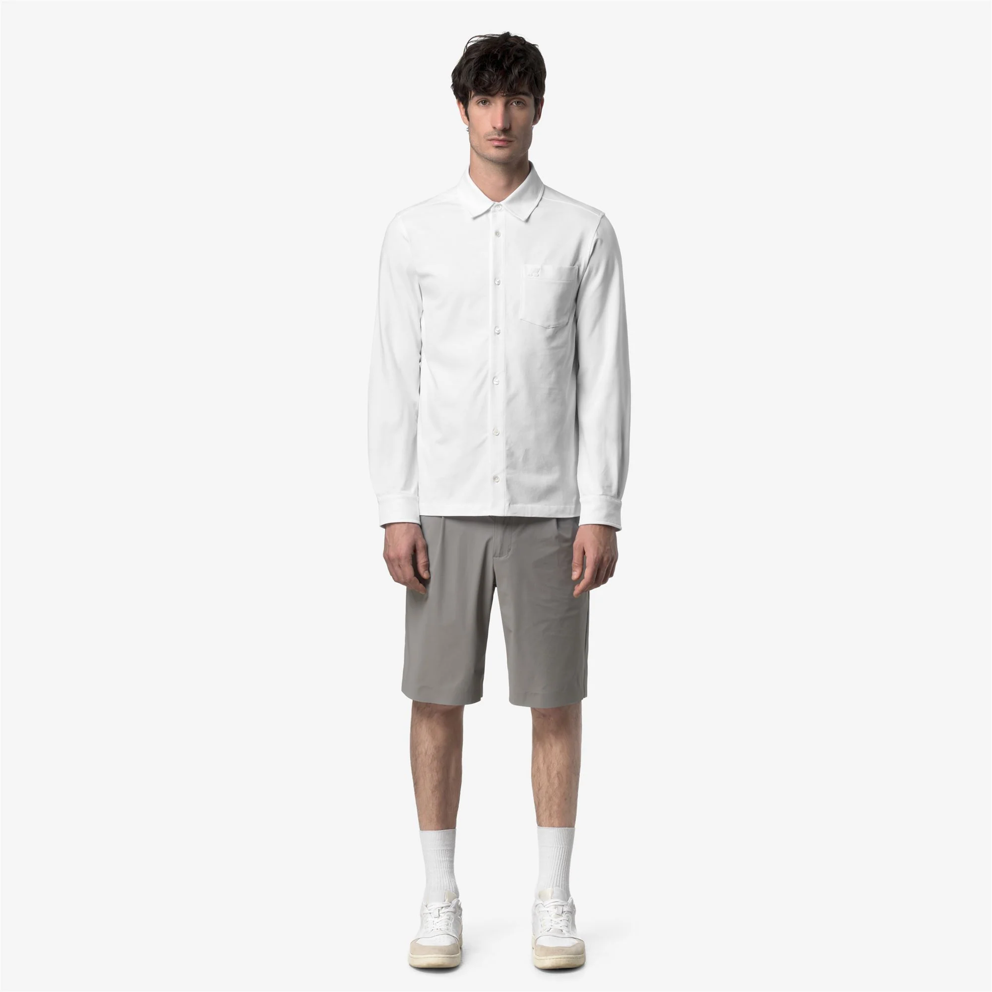 VANOUX LIGHT STRETCH JERSEY - SHIRTS - CLASSIC - Man - WHITE - Image 3