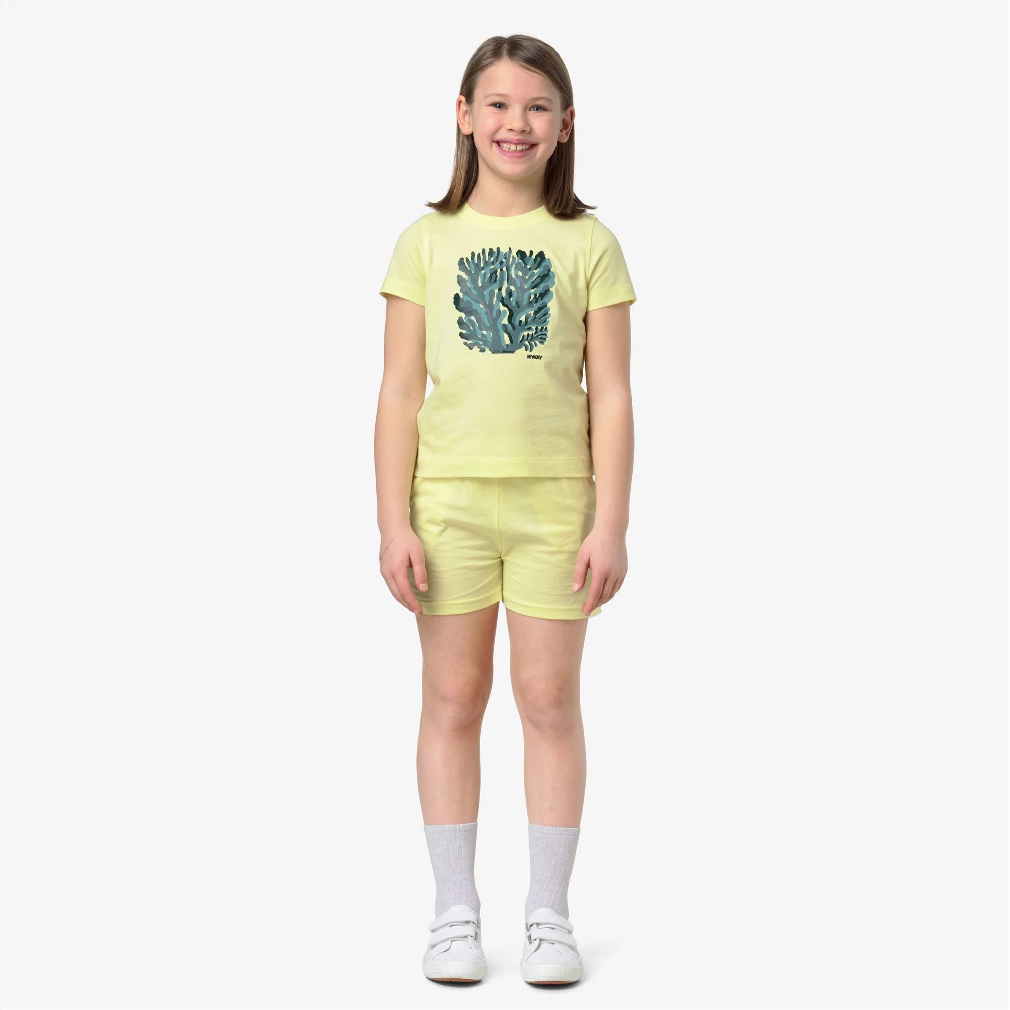 P. VIKETTE JERSEY - Shorts - Sport  Shorts - Girl - YELLOW LIME - Image 3