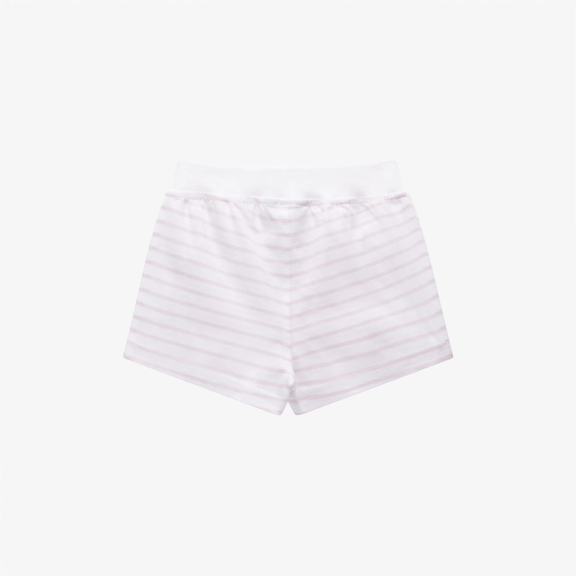E. NOISETTE STRIPES - Shorts - Sport  Shorts - Kid unisex - WHITE-PINK ROSE - Image 2
