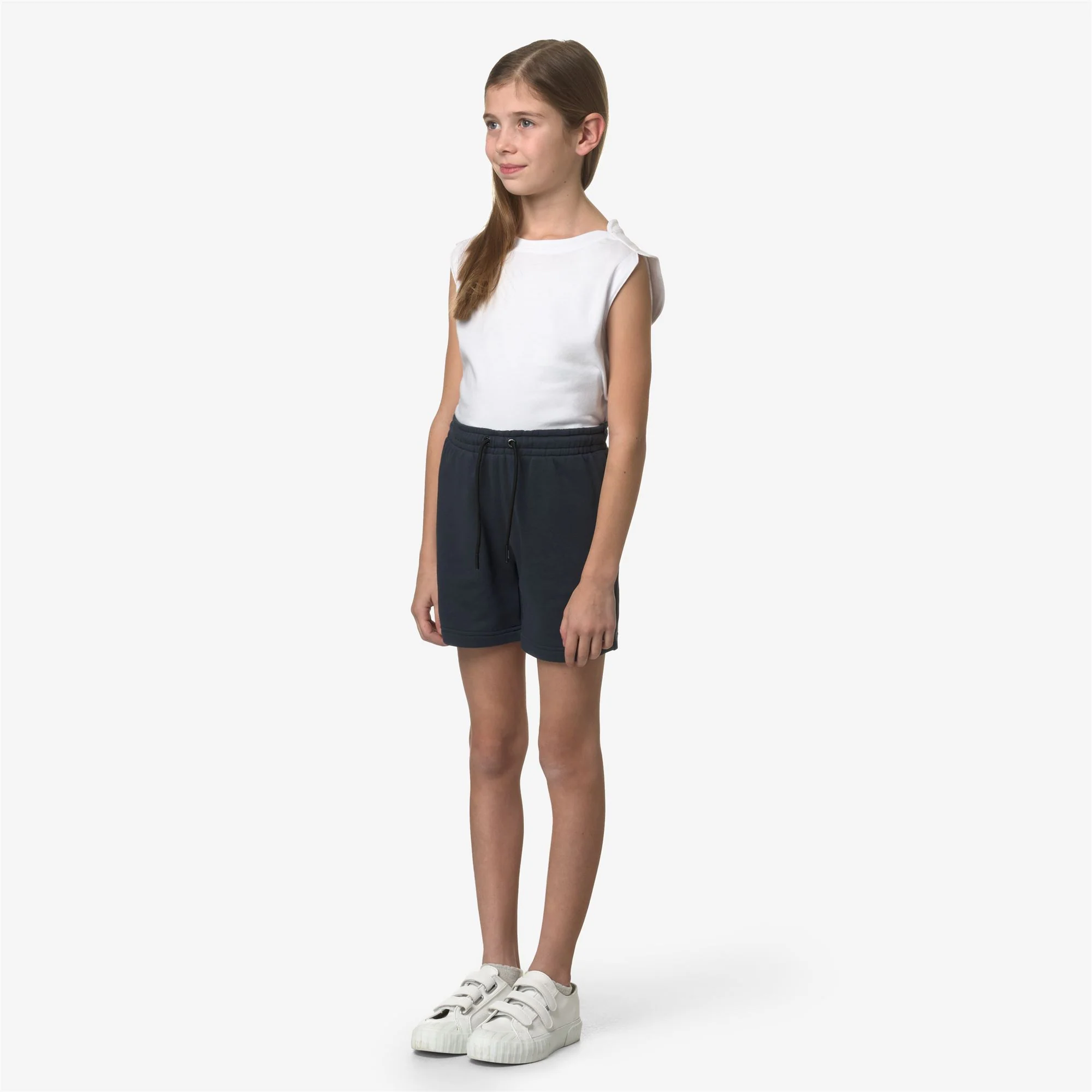 P. LE VRAI DORIAN POLY COTTON - Shorts - Sport  Shorts - Kid unisex - BLUE DEPTH - Image 4