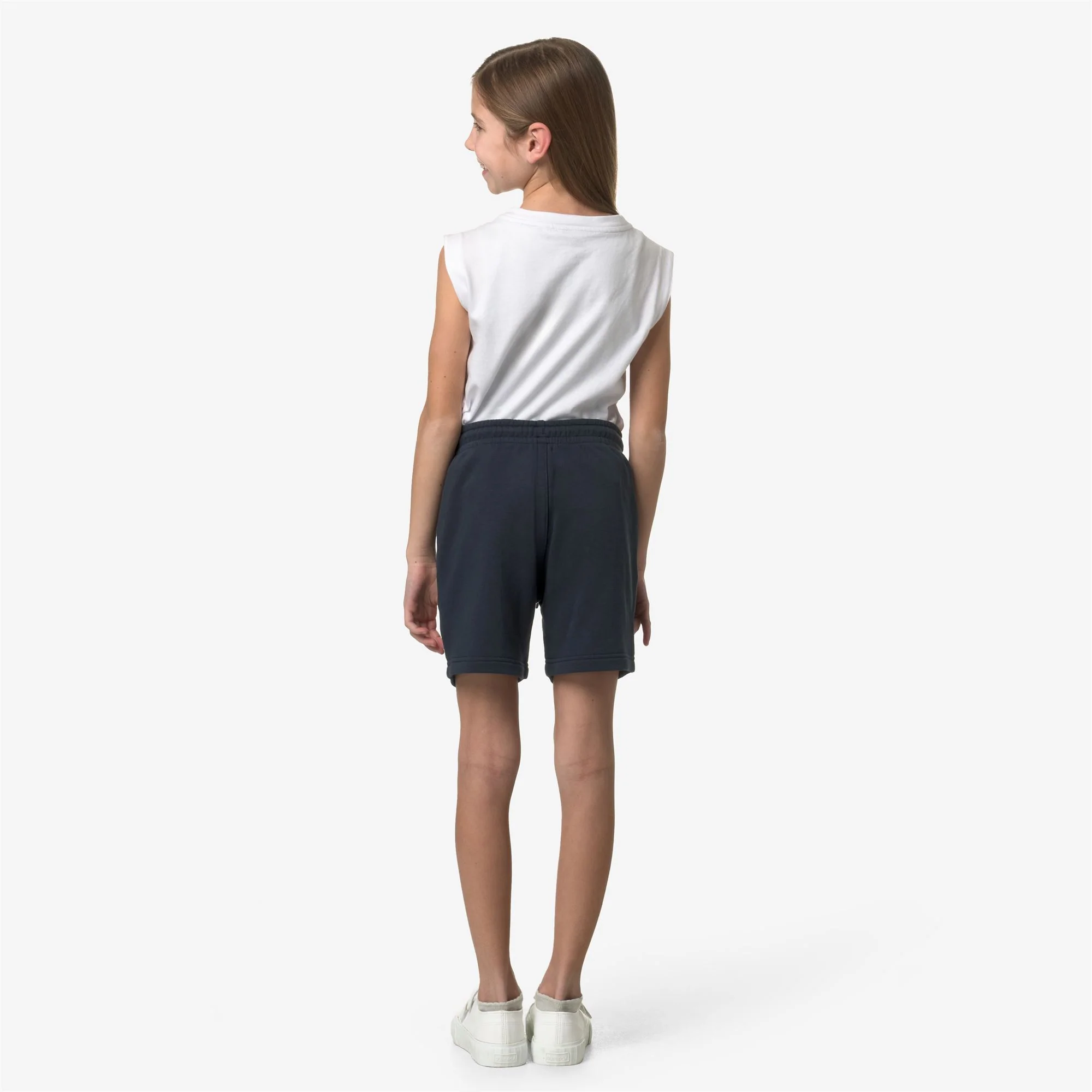 P. LE VRAI DORIAN POLY COTTON - Shorts - Sport  Shorts - Kid unisex - BLUE DEPTH - Image 5
