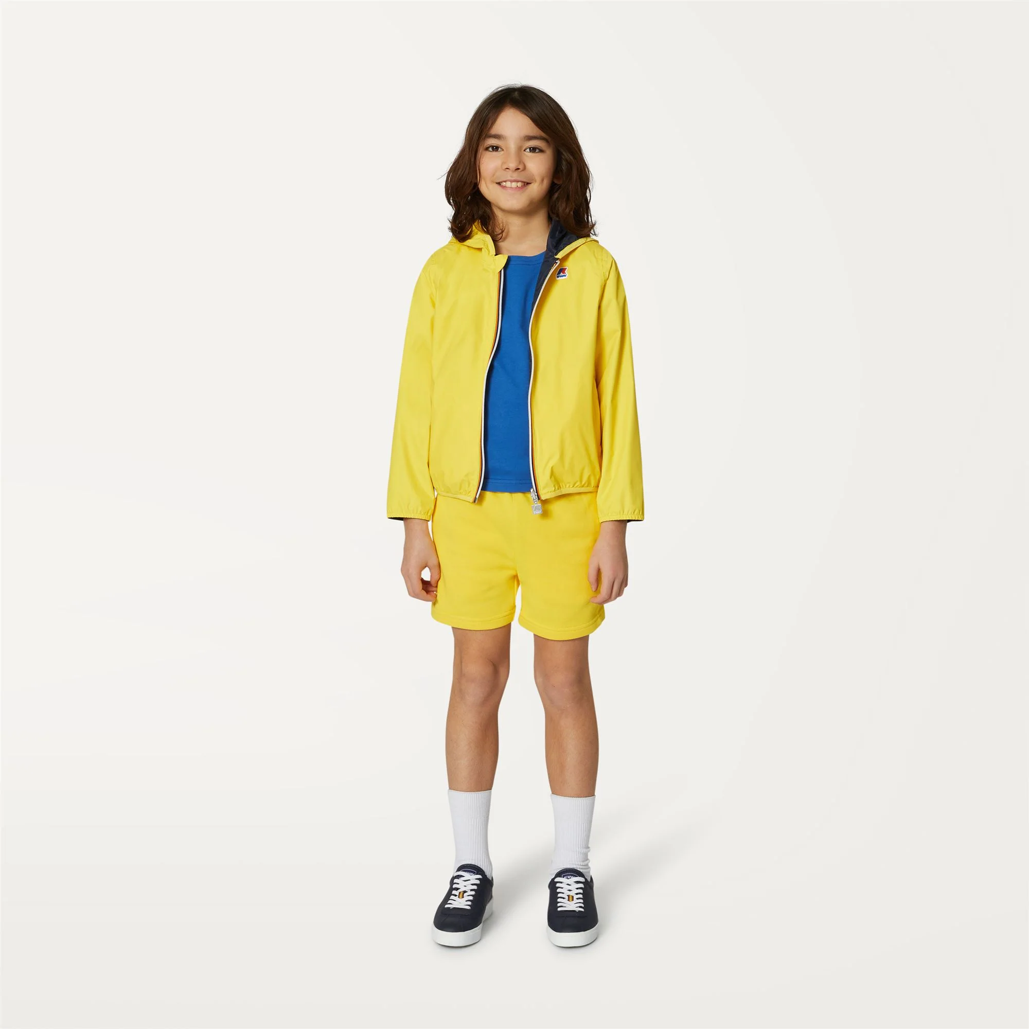P. LE VRAI DORIAN POLY COTTON - Shorts - Sport  Shorts - Kid unisex - YELLOW DK - Image 3