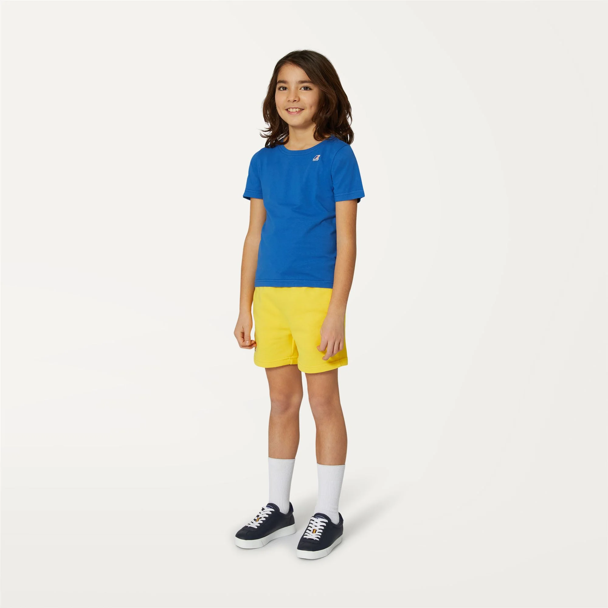 P. LE VRAI DORIAN POLY COTTON - Shorts - Sport  Shorts - Kid unisex - YELLOW DK - Image 4