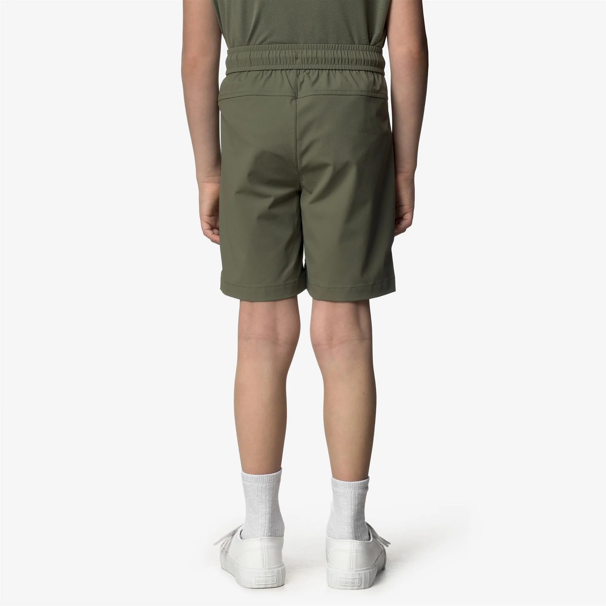 P. NESILIER TRAVEL - Shorts - Sport  Shorts - Kid unisex - GREEN LICHEN - Image 6