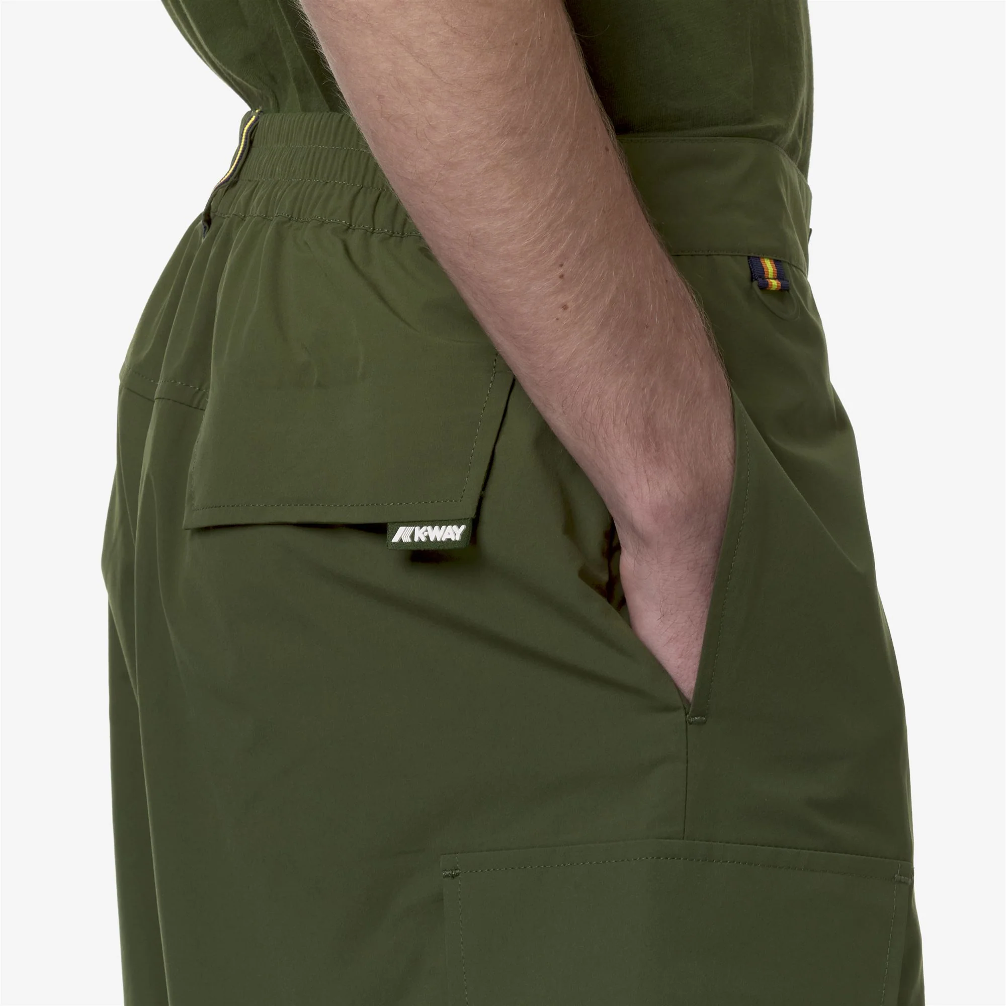 BASTYEL - Shorts - Cargo - Man - GREEN CYPRESS - Image 3