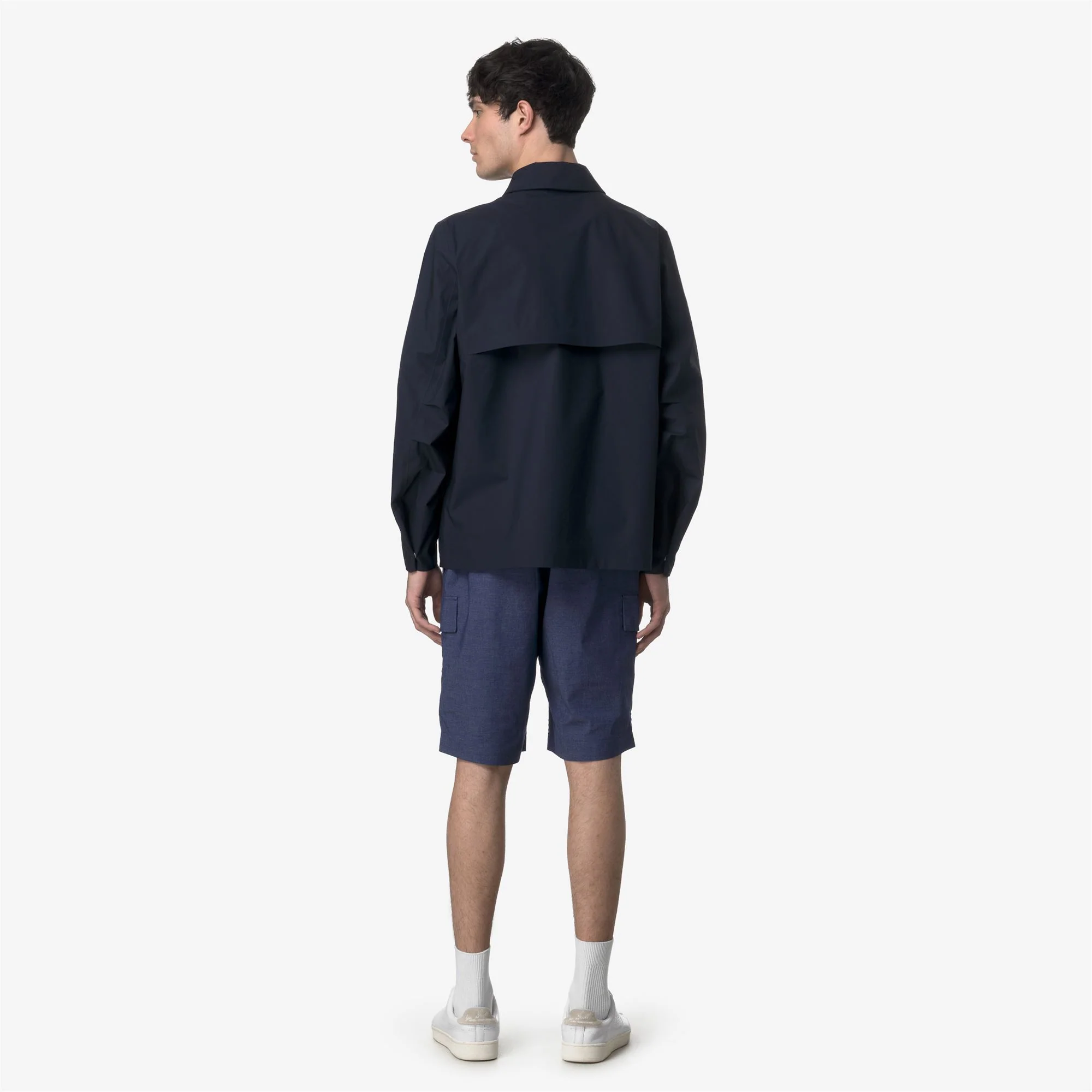 BASTYEL SOFT DENIM - Shorts - Cargo - Man - BLUE DEEP COBALT - Image 5