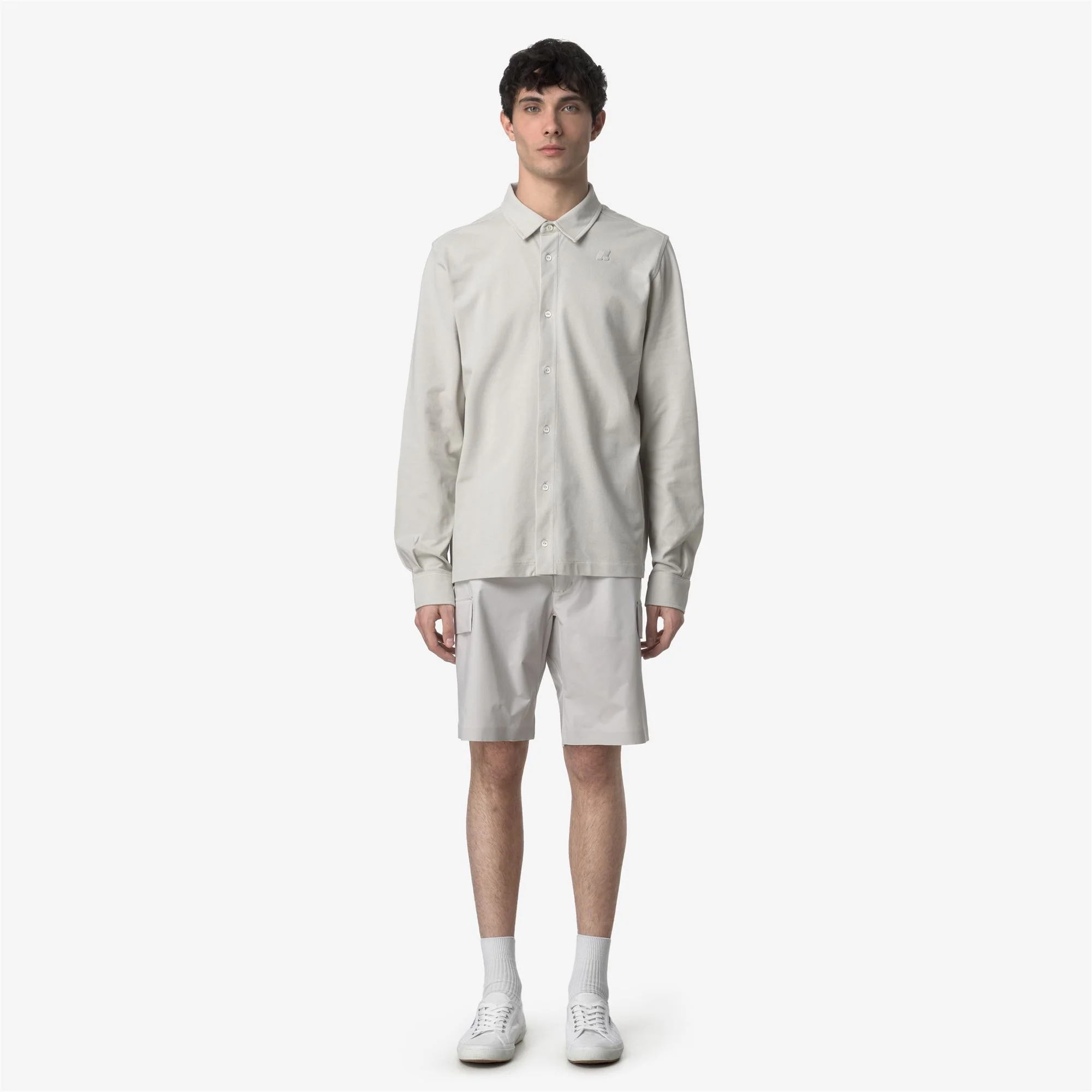 BASTYEL TECH PL - Shorts - Cargo - Man - BEIGE LT - Image 3