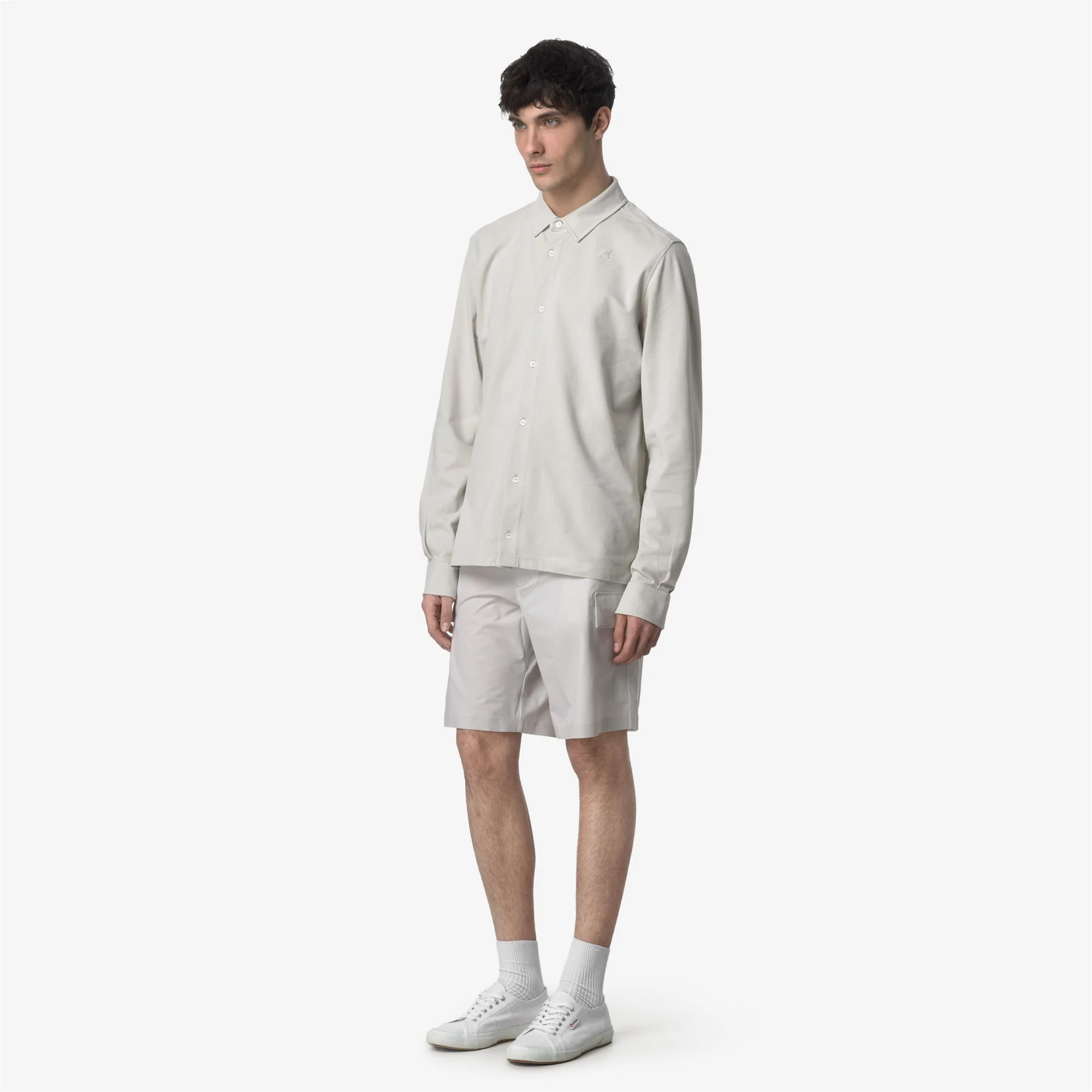 BASTYEL TECH PL - Shorts - Cargo - Man - BEIGE LT - Image 4
