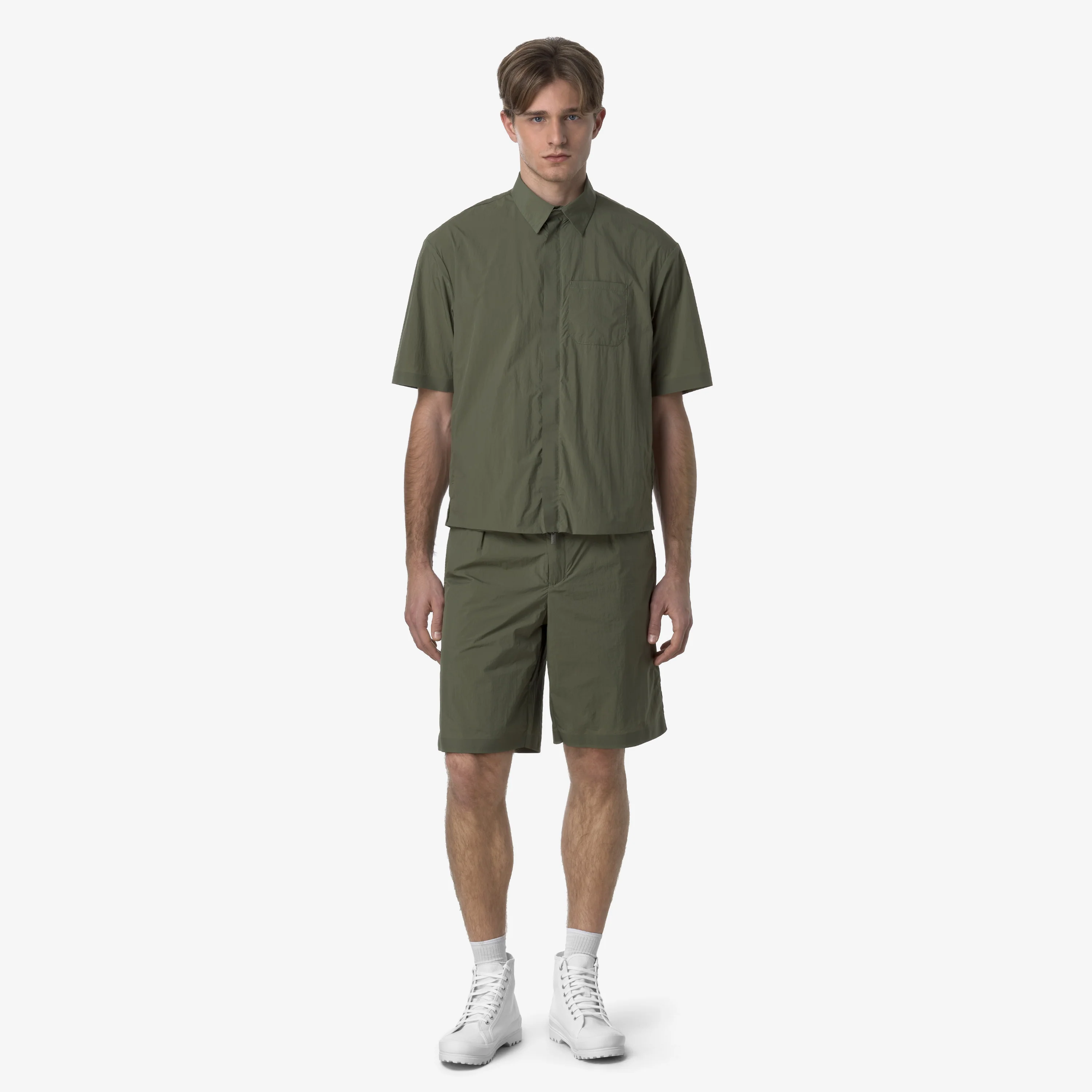BENT - Shorts - Sport Shorts - Man - GREEN LICHEN - Image 3