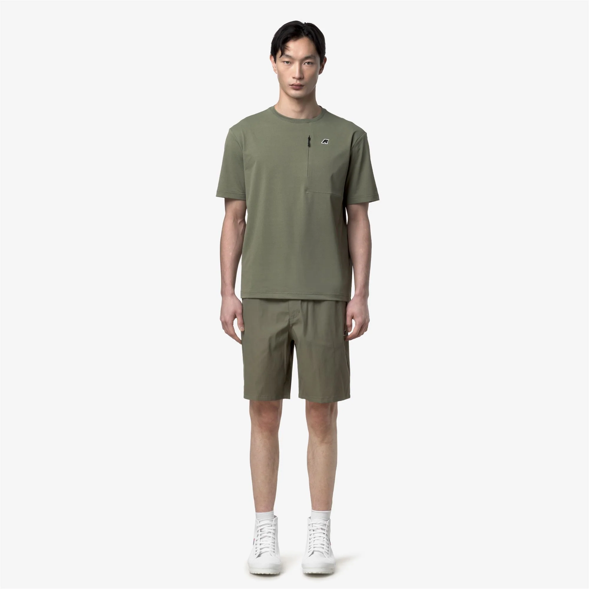 BOURRIER - Shorts - Sport  Shorts - Man - GREEN LICHEN - Image 3
