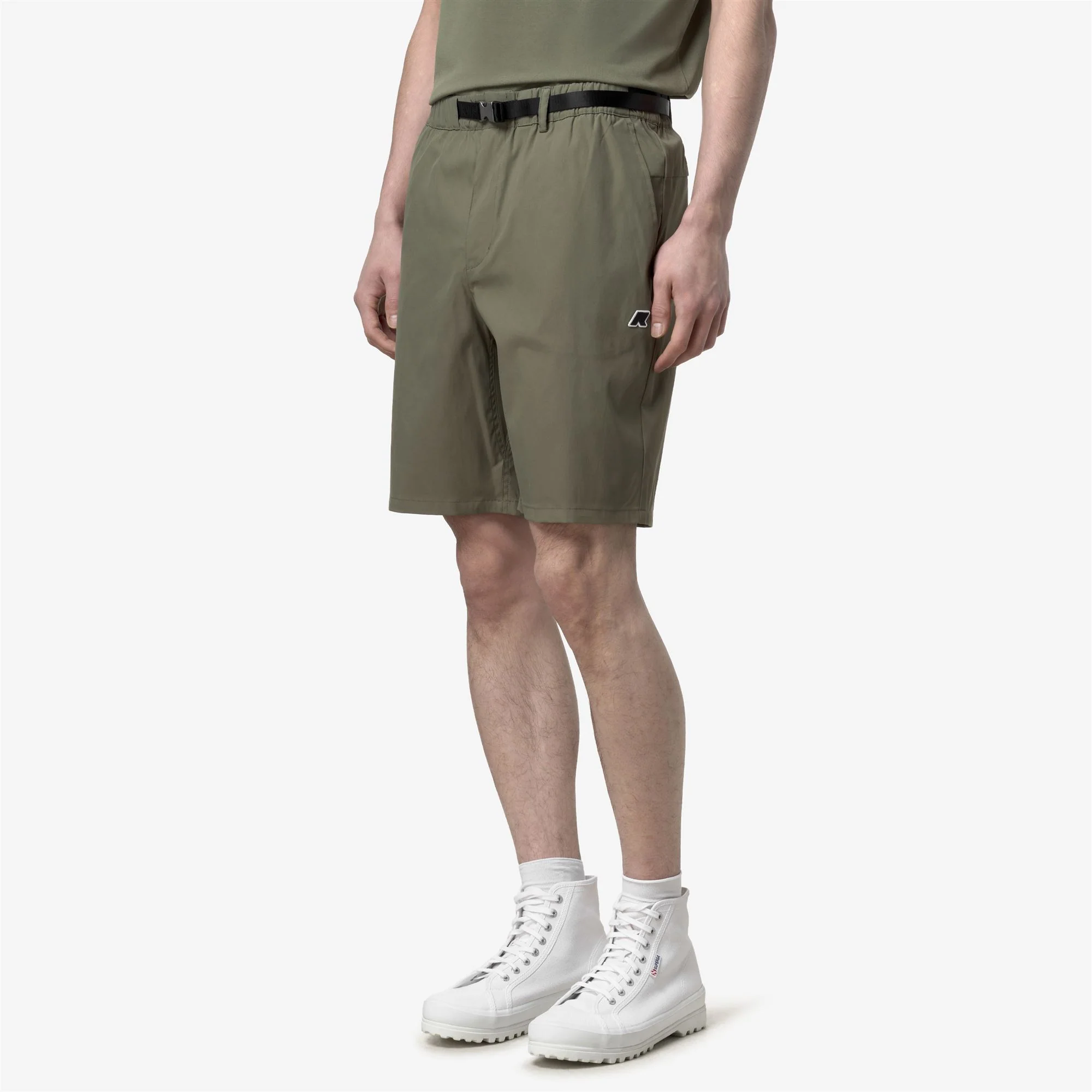 BOURRIER - Shorts - Sport  Shorts - Man - GREEN LICHEN - Image 4
