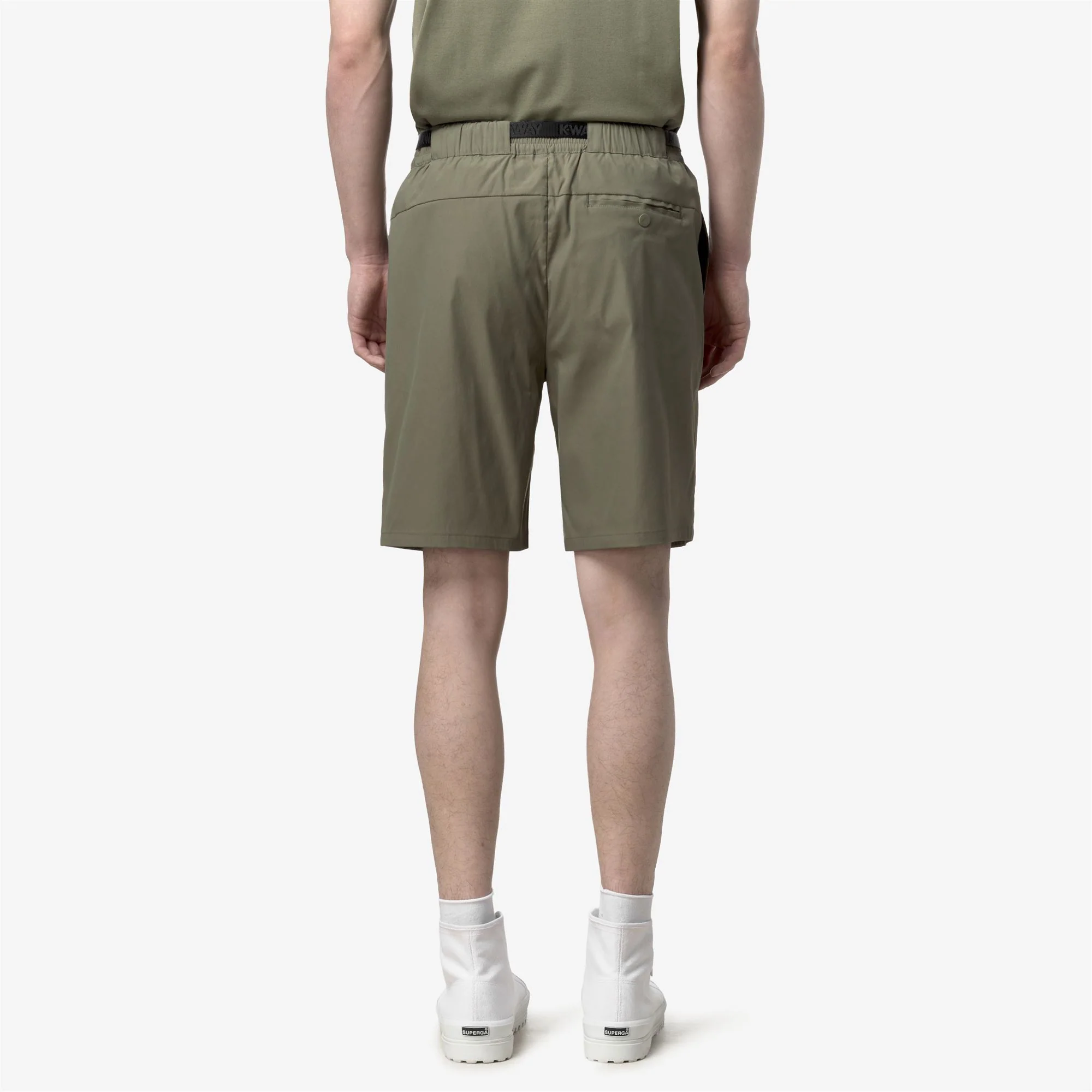 BOURRIER - Shorts - Sport  Shorts - Man - GREEN LICHEN - Image 5