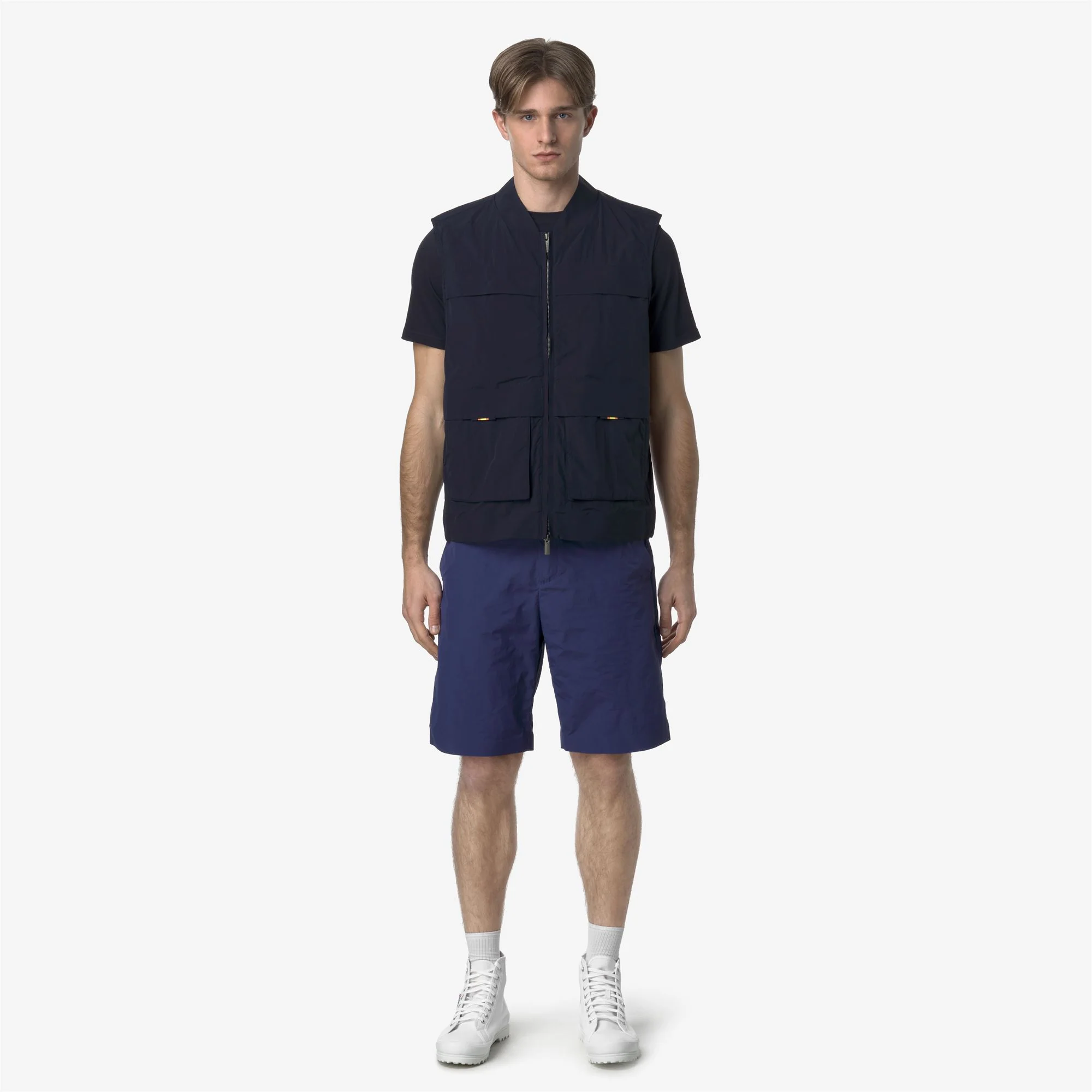 CEBAR COTTON LIKE - Shorts - Sport  Shorts - Man - BLUE DEEP COBALT - Image 3