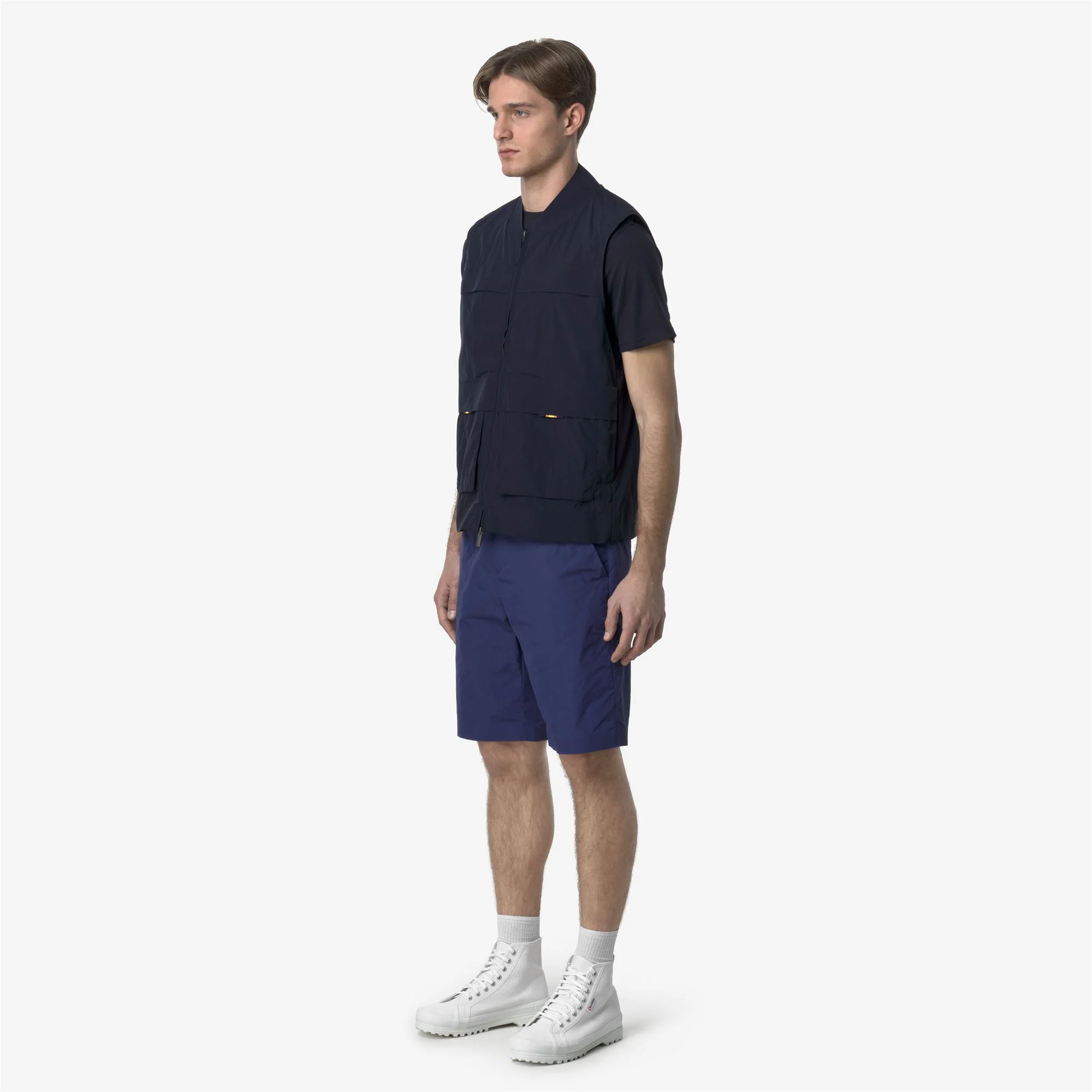 CEBAR COTTON LIKE - Shorts - Sport  Shorts - Man - BLUE DEEP COBALT - Image 4