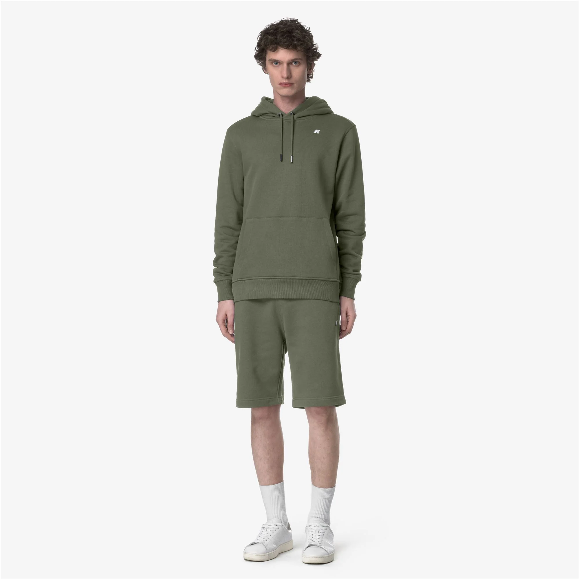 ERIK FRENCH TERRY - Shorts - Sport  Shorts - Man - GREEN LICHEN - Image 3