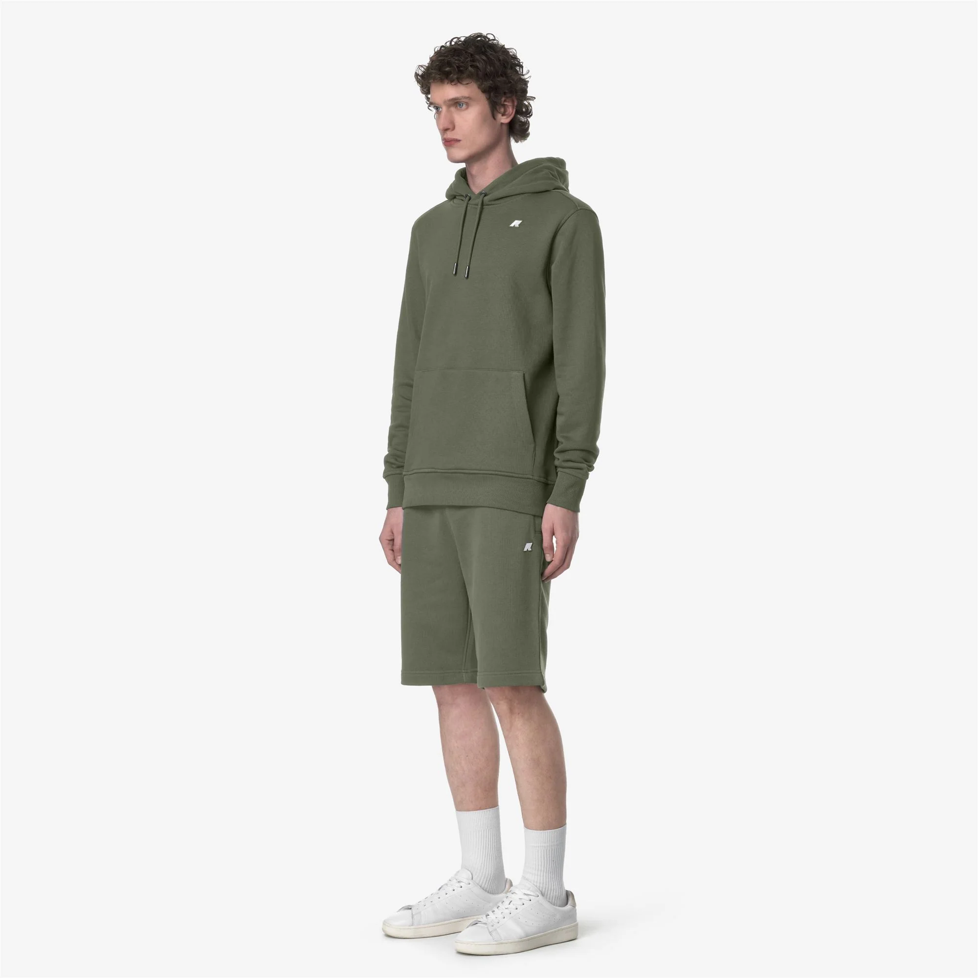 ERIK FRENCH TERRY - Shorts - Sport  Shorts - Man - GREEN LICHEN - Image 4