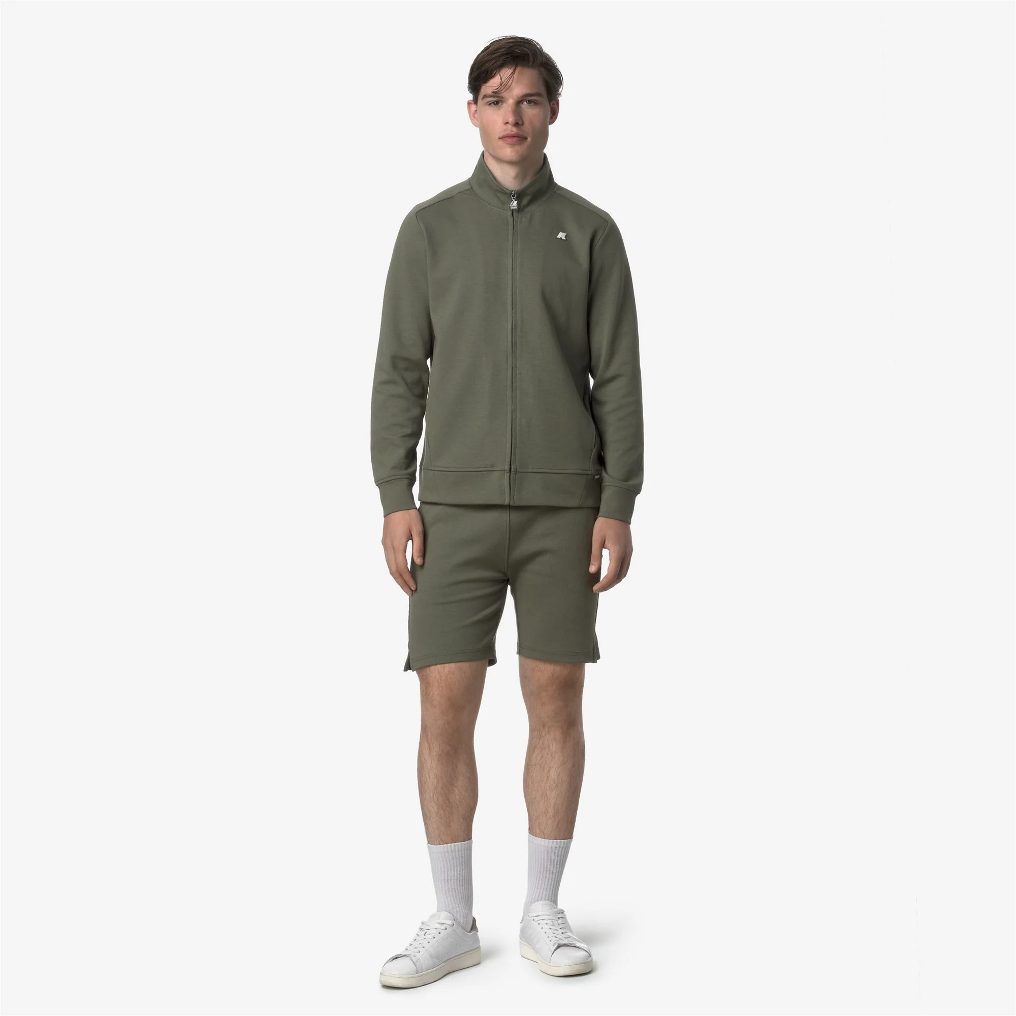 KENY INTERLOCK - Shorts - Sport  Shorts - Man - GREEN LICHEN - Image 3