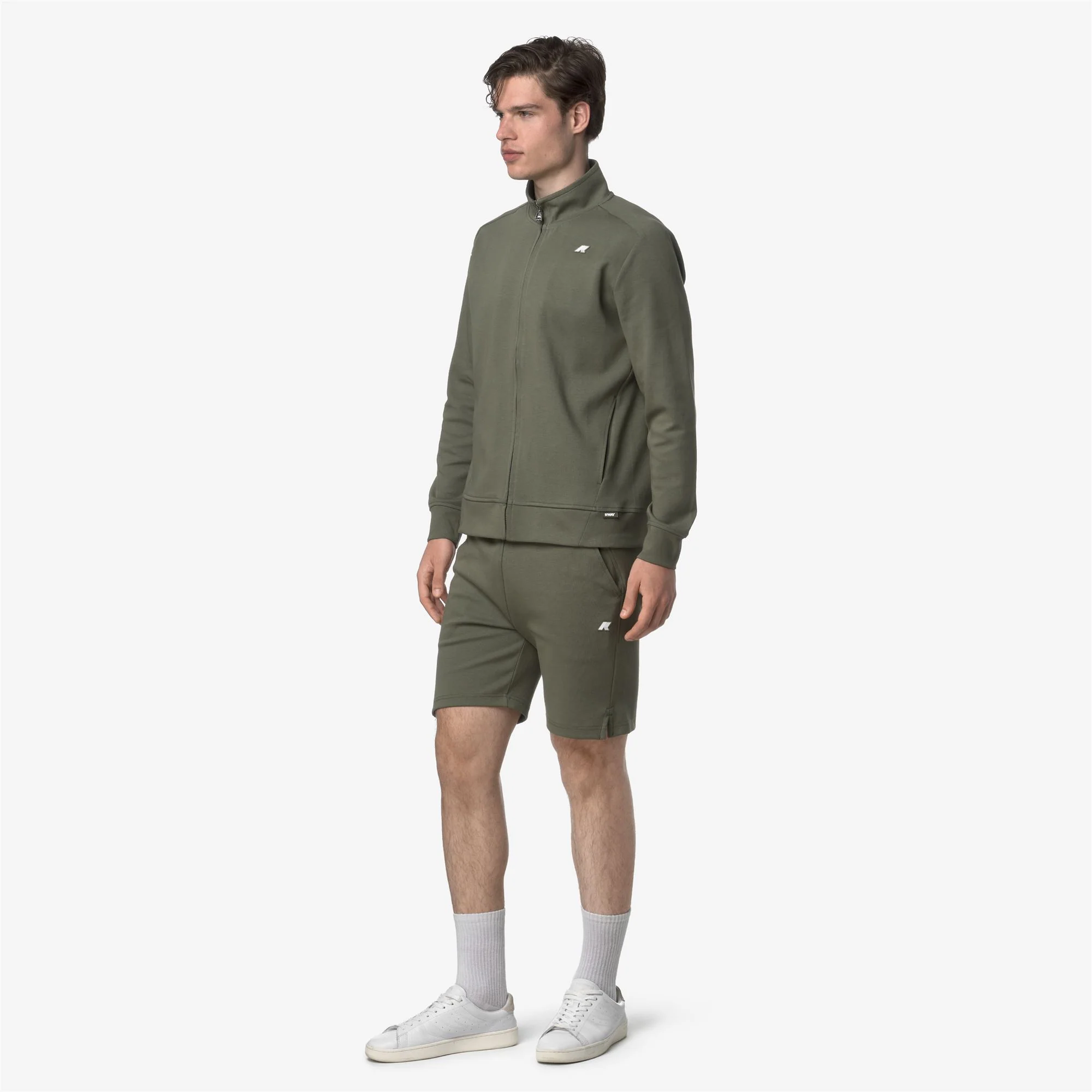 KENY INTERLOCK - Shorts - Sport  Shorts - Man - GREEN LICHEN - Image 4