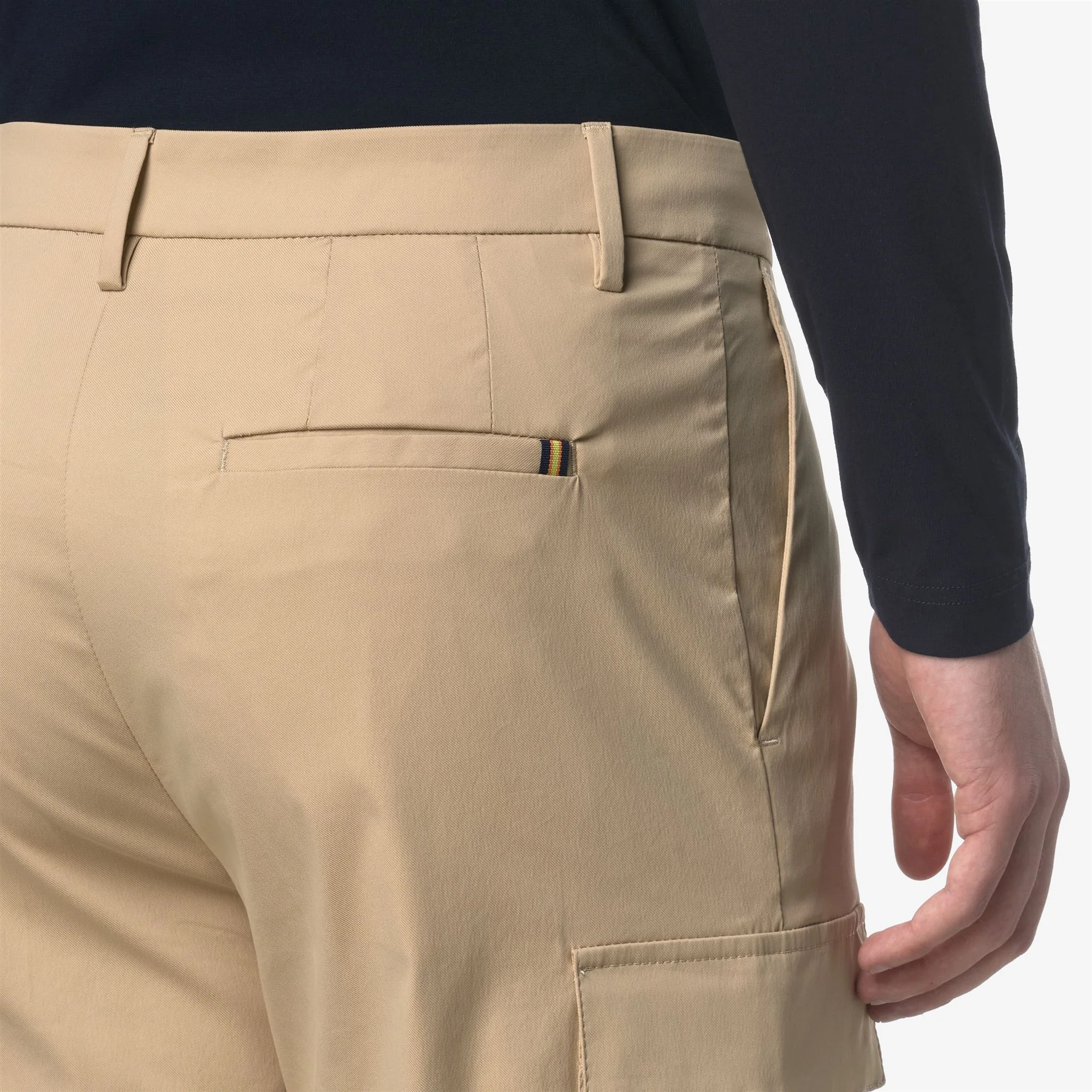 SERJE TWILL TECH - Shorts - Cargo - Man - BEIGE ROPE - Image 2