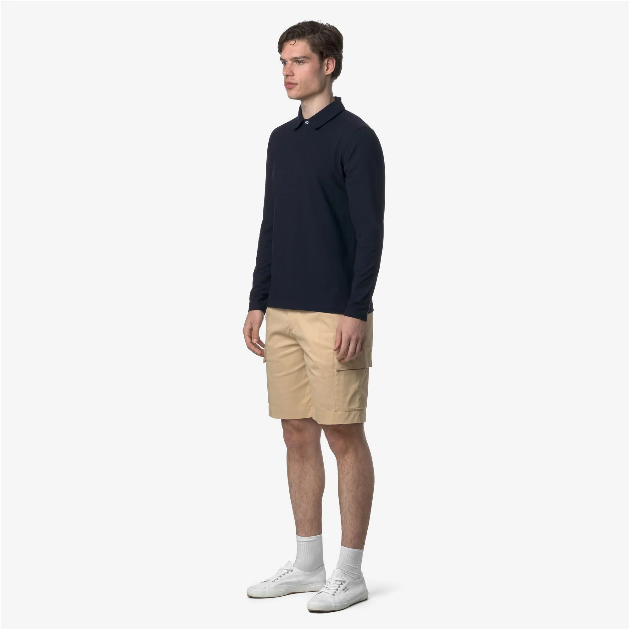 SERJE TWILL TECH - Shorts - Cargo - Man - BEIGE ROPE - Image 4