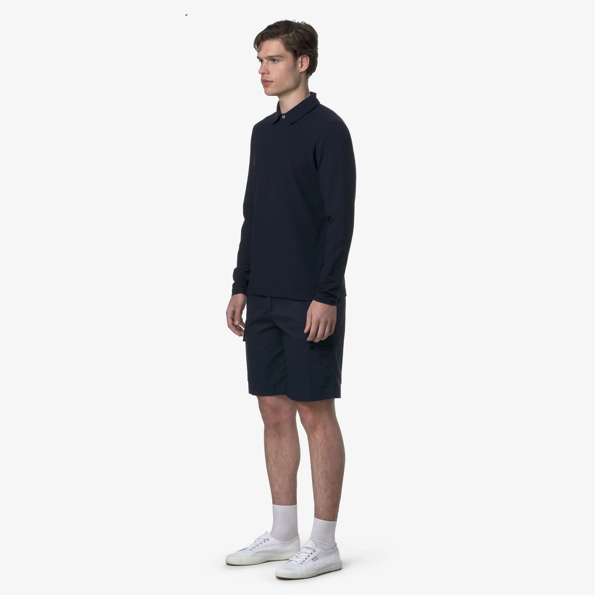 SERJE TWILL TECH - Shorts - Cargo - Man - BLUE DEPTH - Image 4