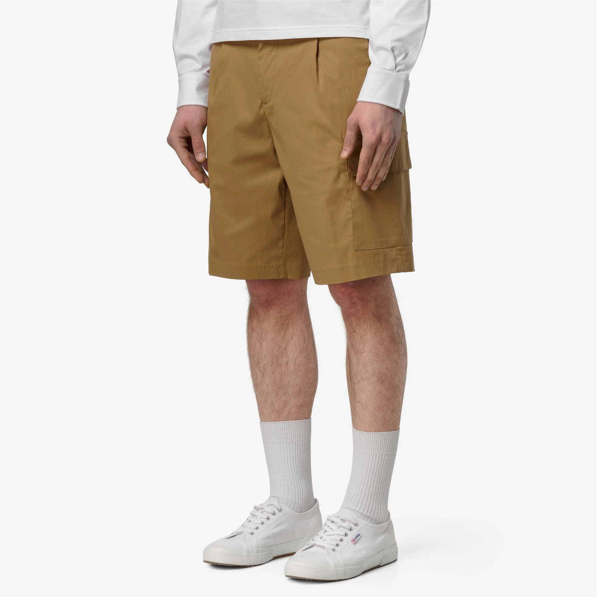 SERJE TWILL TECH - Shorts - Cargo - Man - BROWN BISTRE - Image 4