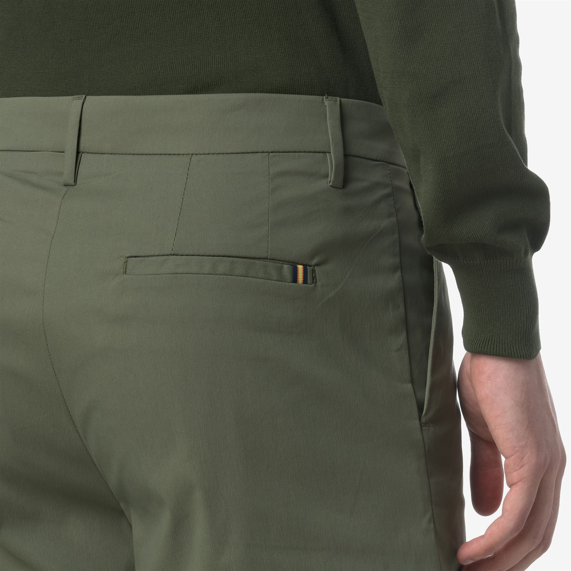 SEVERE TWILL TECH - Shorts - CHINO - Man - GREEN LICHEN - Image 2