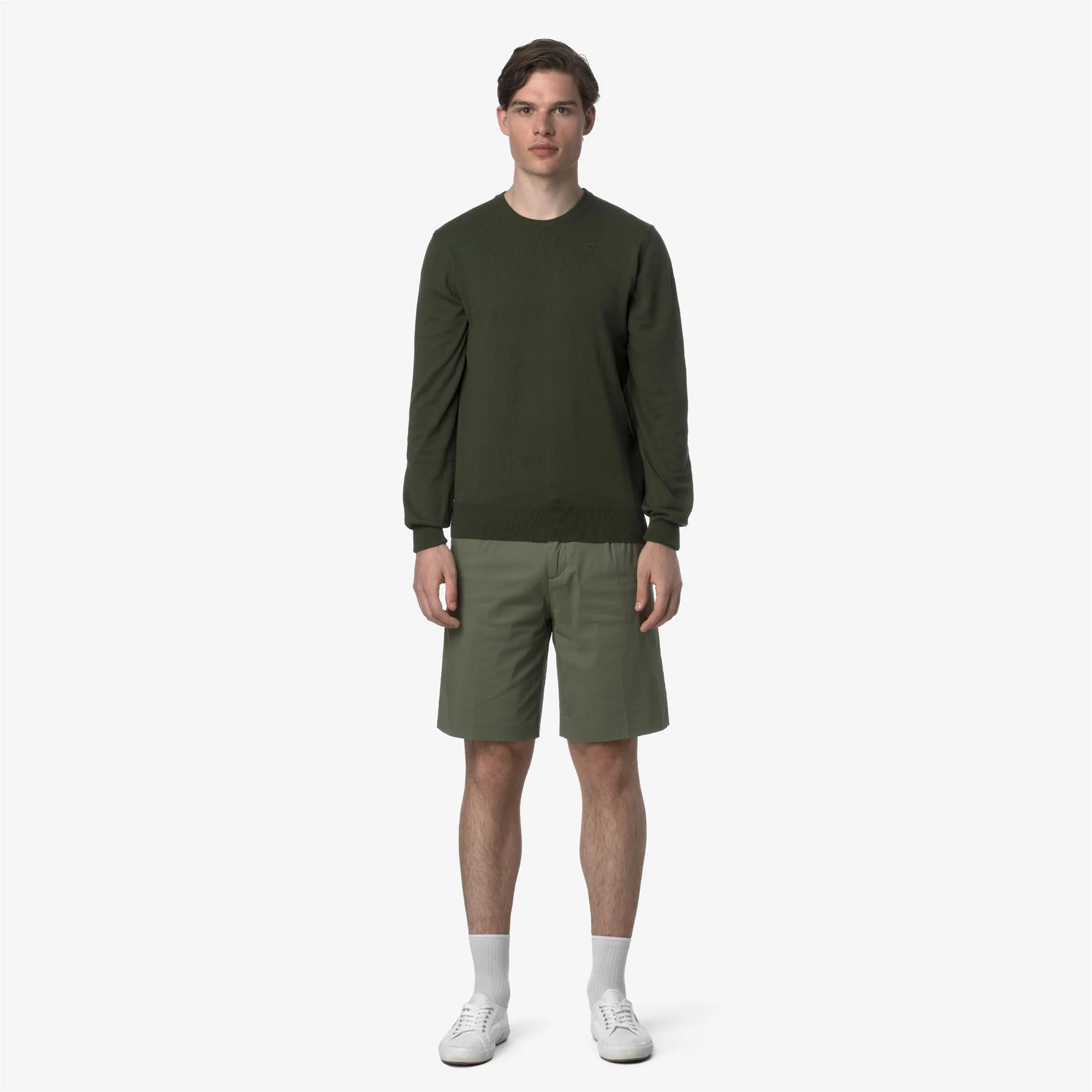 SEVERE TWILL TECH - Shorts - CHINO - Man - GREEN LICHEN - Image 3